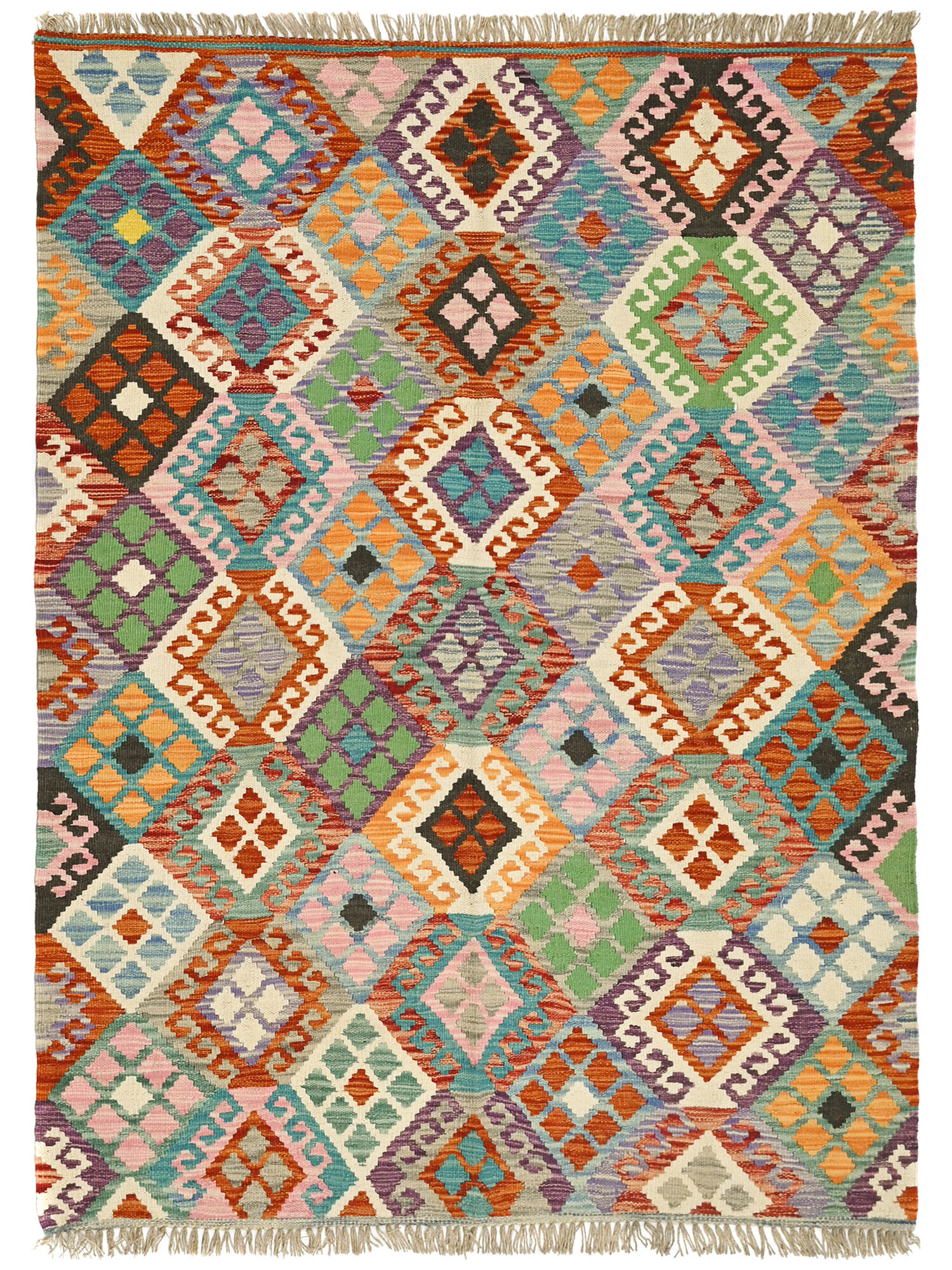 Kelim Afghan Old style Matta 126x177
