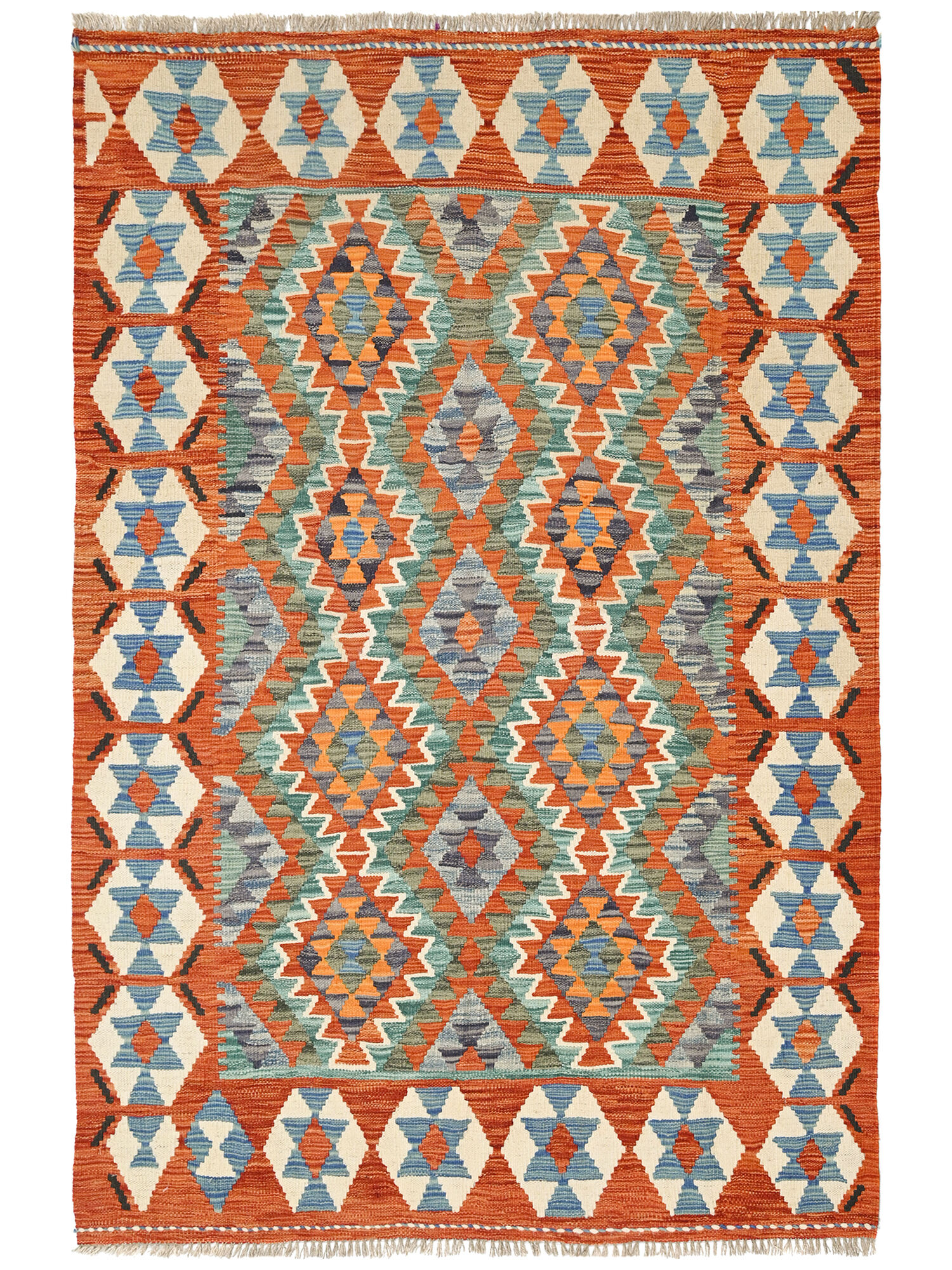 Kelim Afghan Old style Matta 132x181