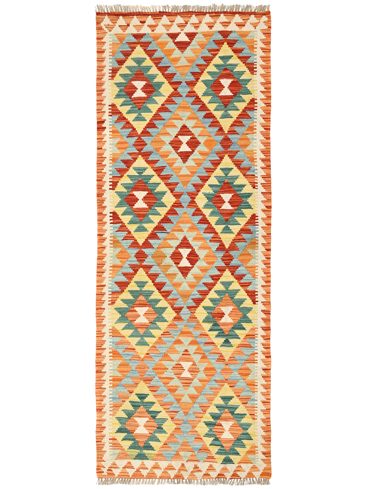 Kelim Afghan Old style Matta 77x205