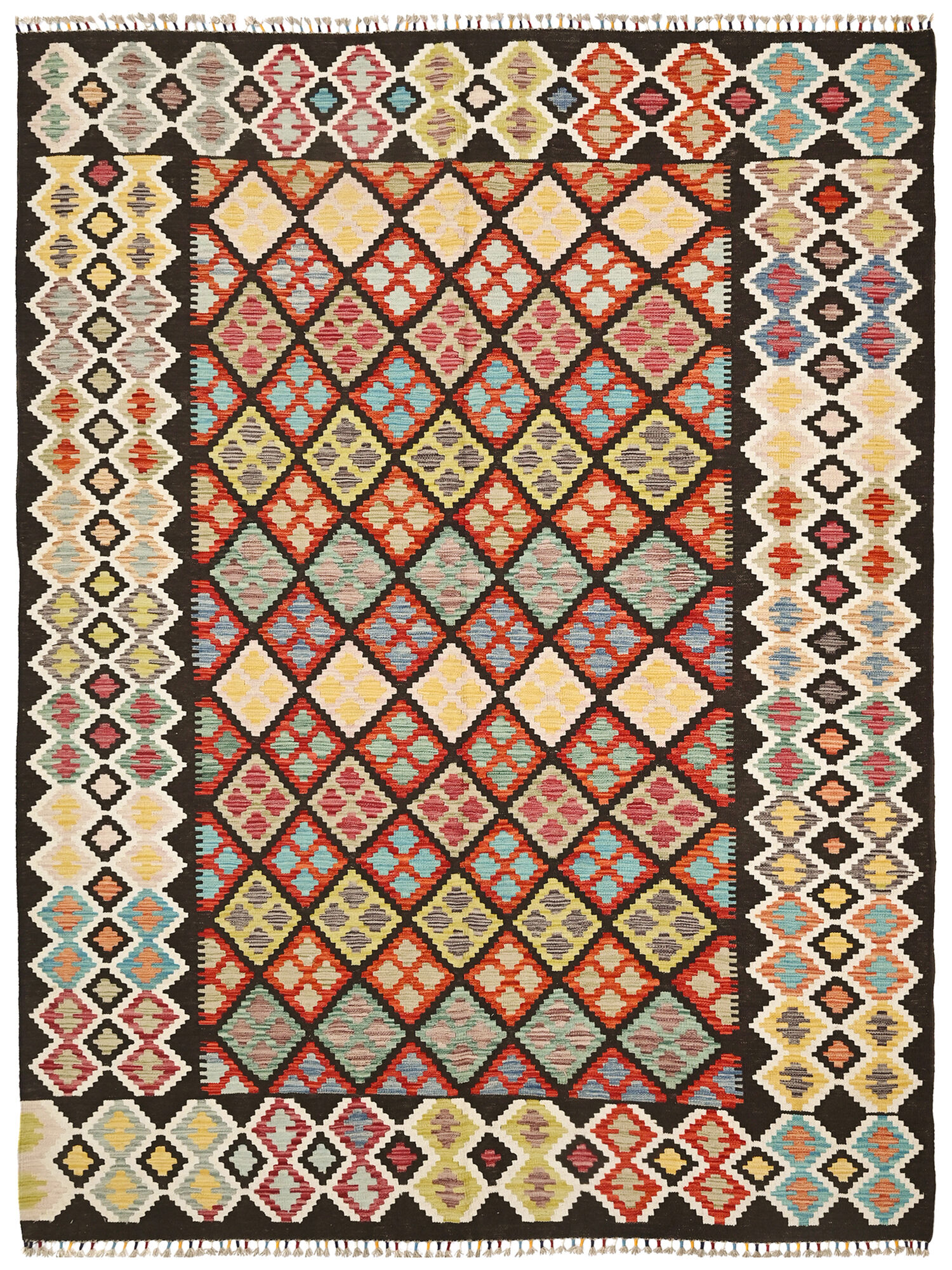 Kelim Afghan Old style Matta 206x302