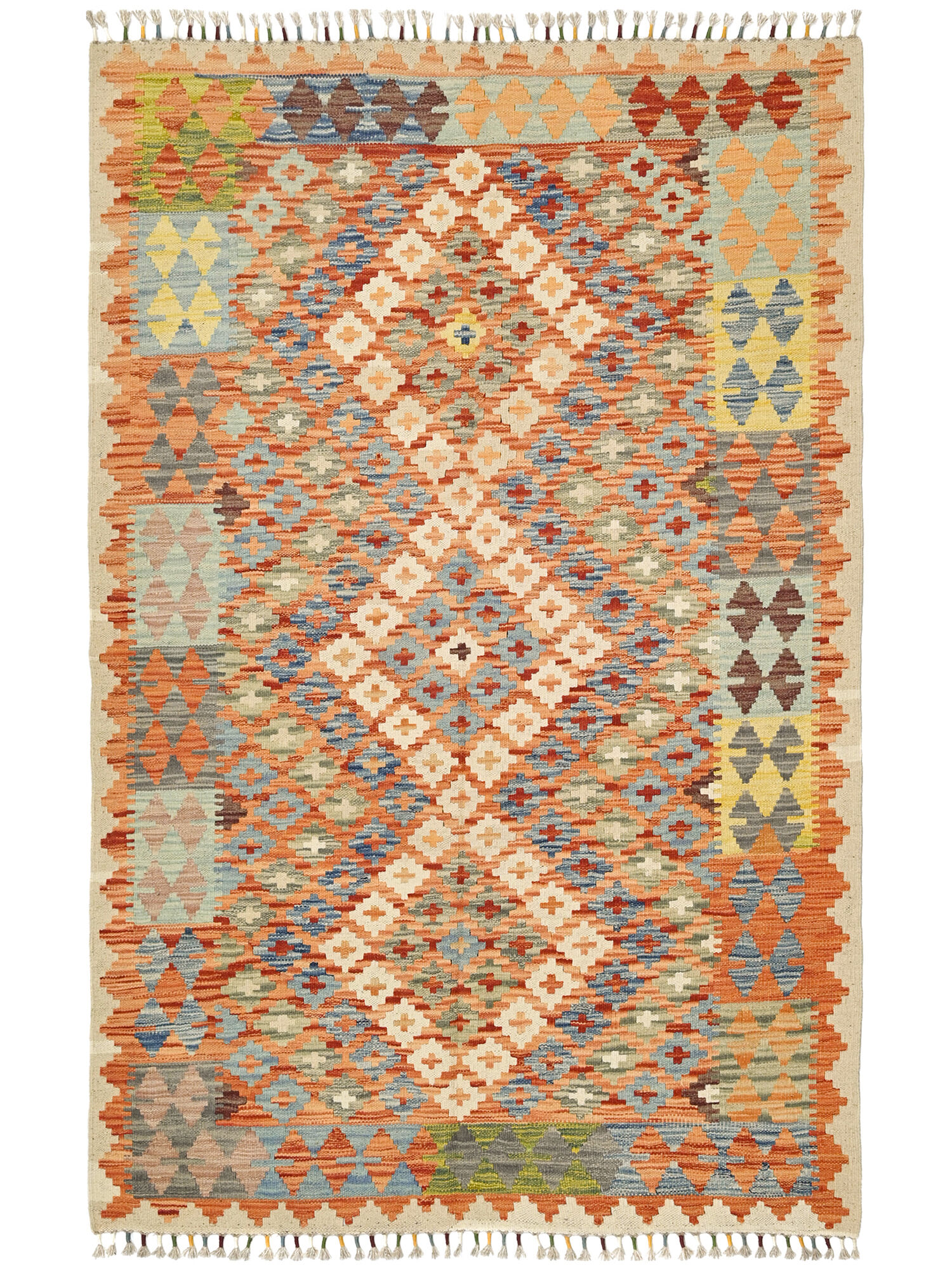 Kelim Afghan Old style Matta 122x176