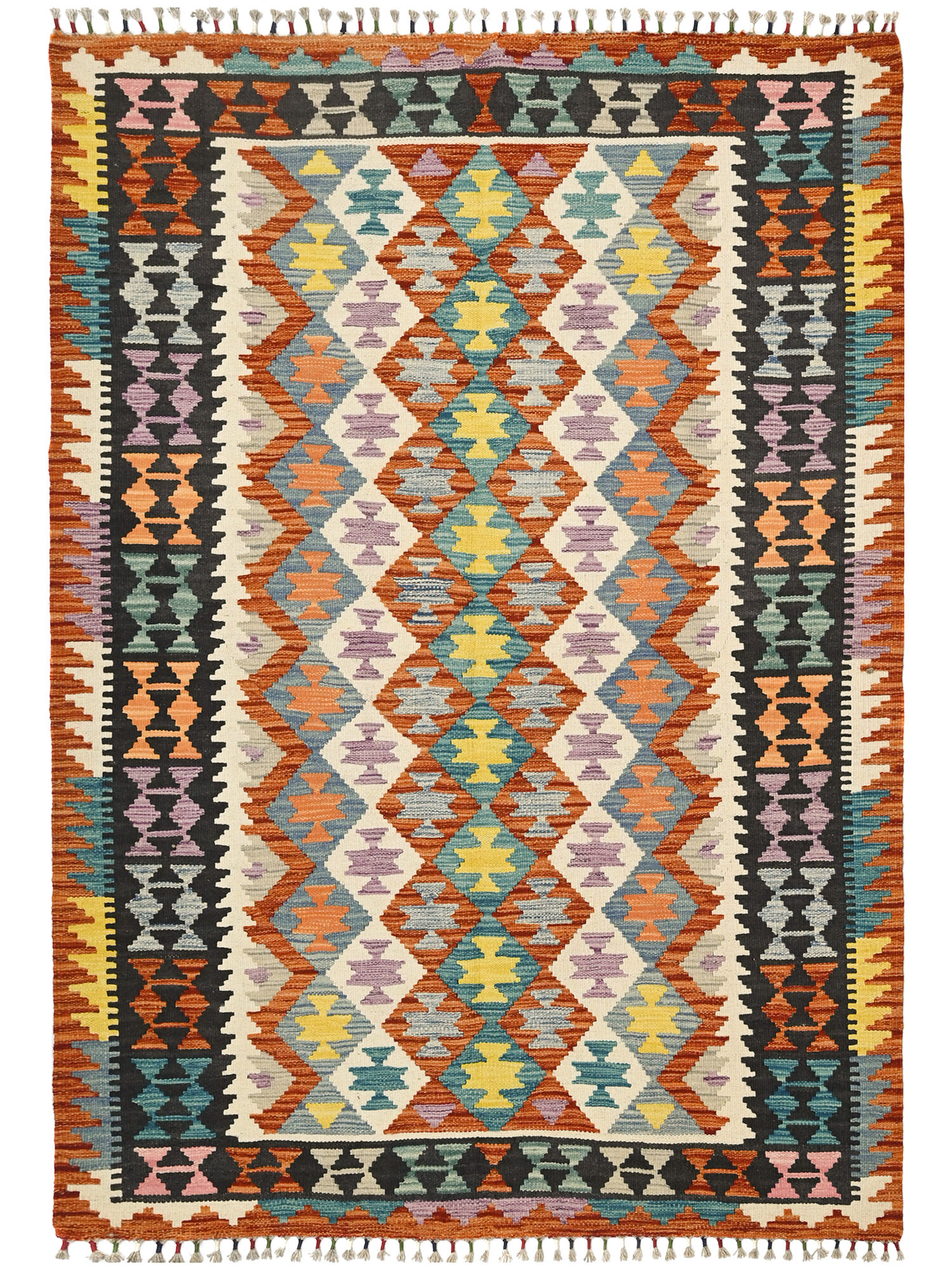 Kelim Afghan Old style Matta 130x185