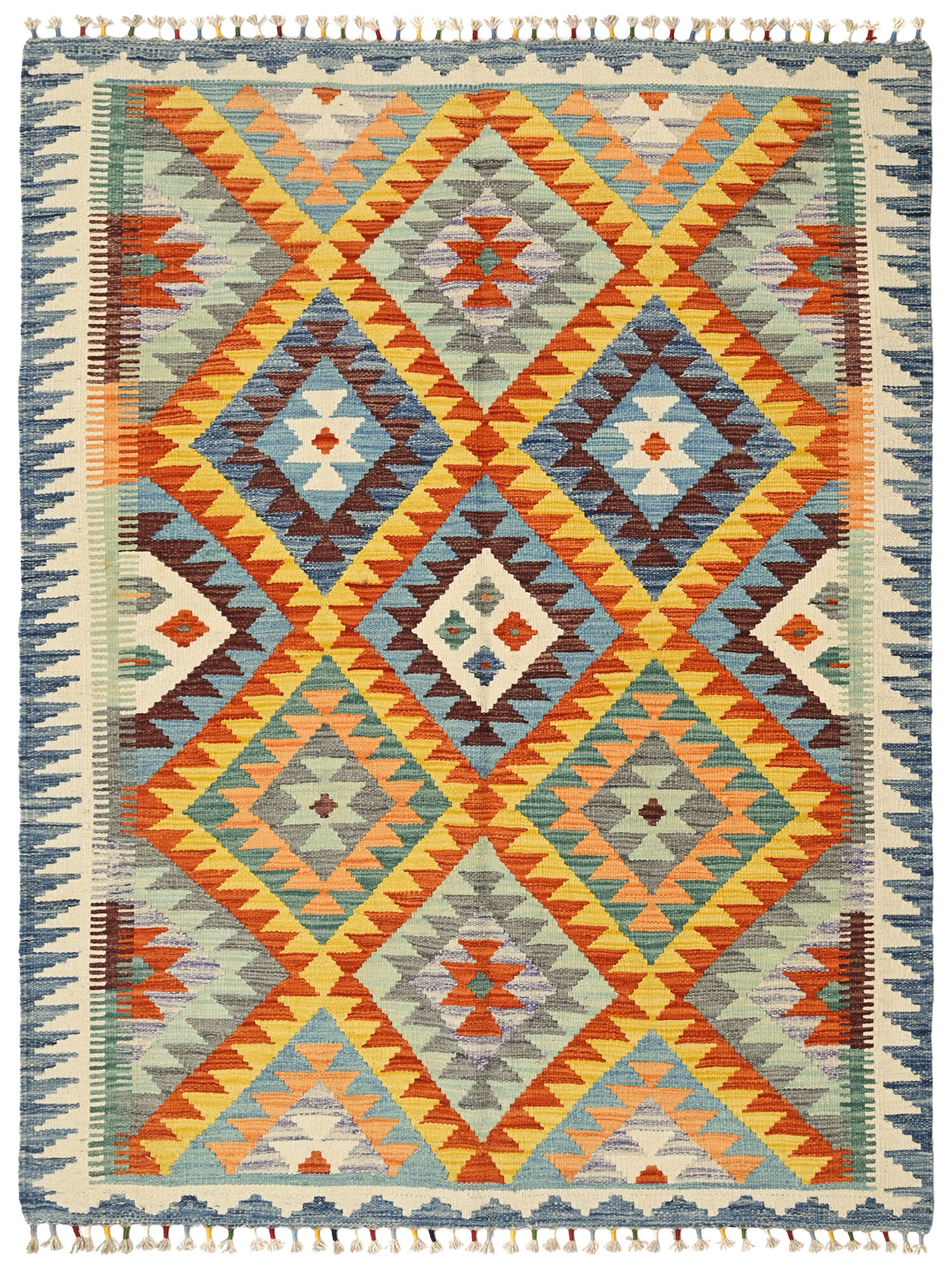 Kelim Afghan Old style Matta 126x177