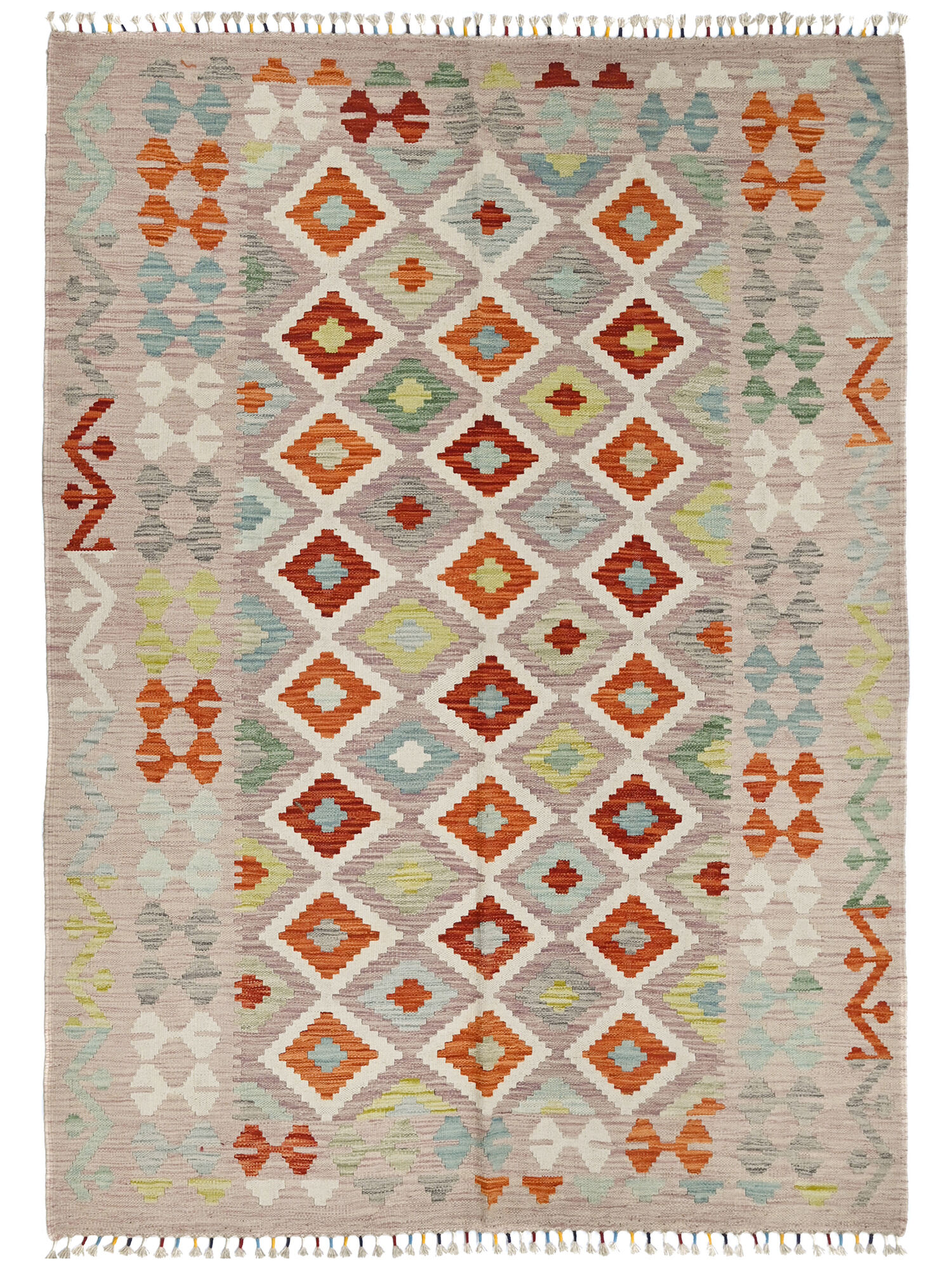 Kelim Afghan Old style Matta 150x202