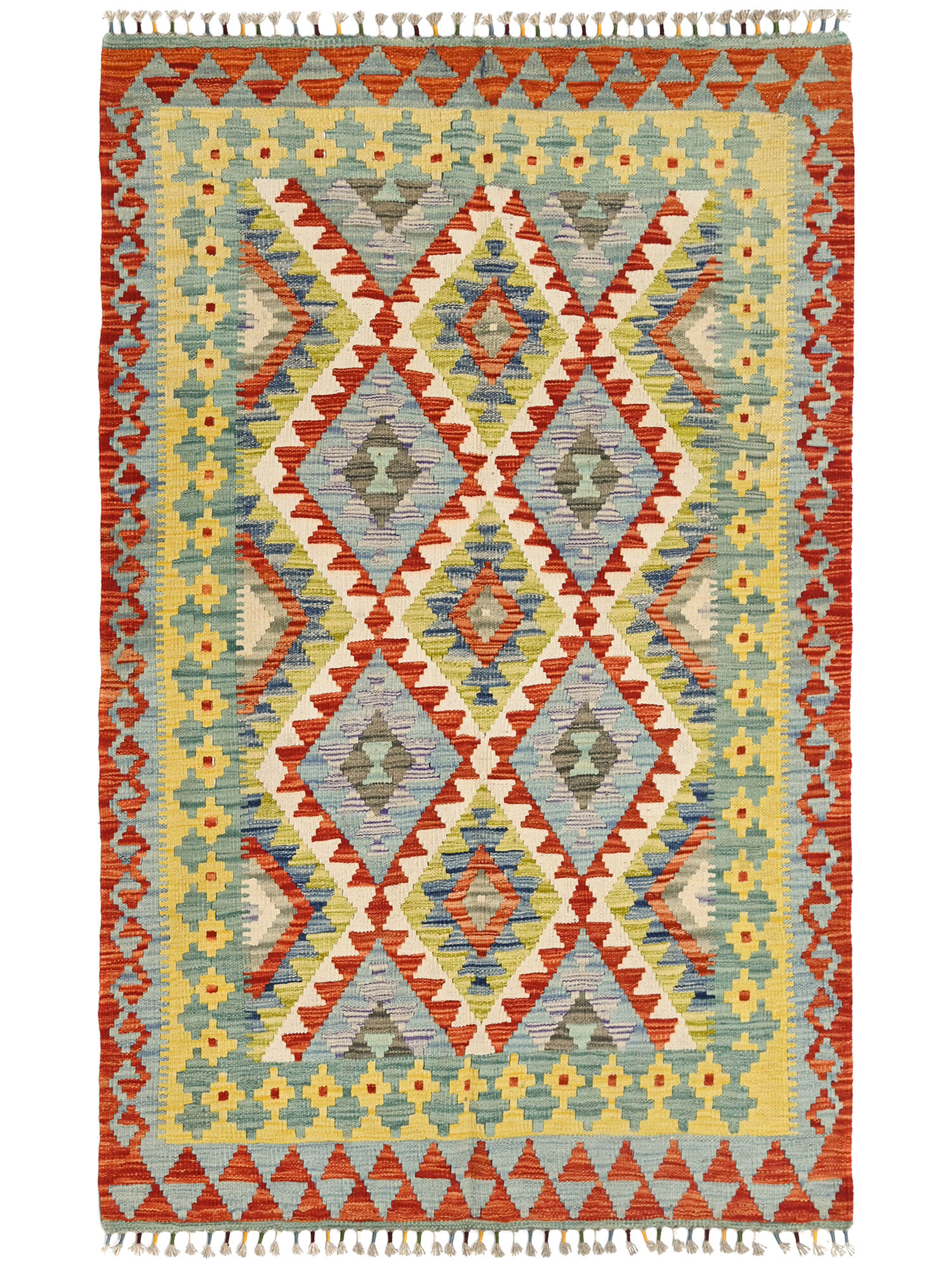 Kelim Afghan Old style Matta 124x180