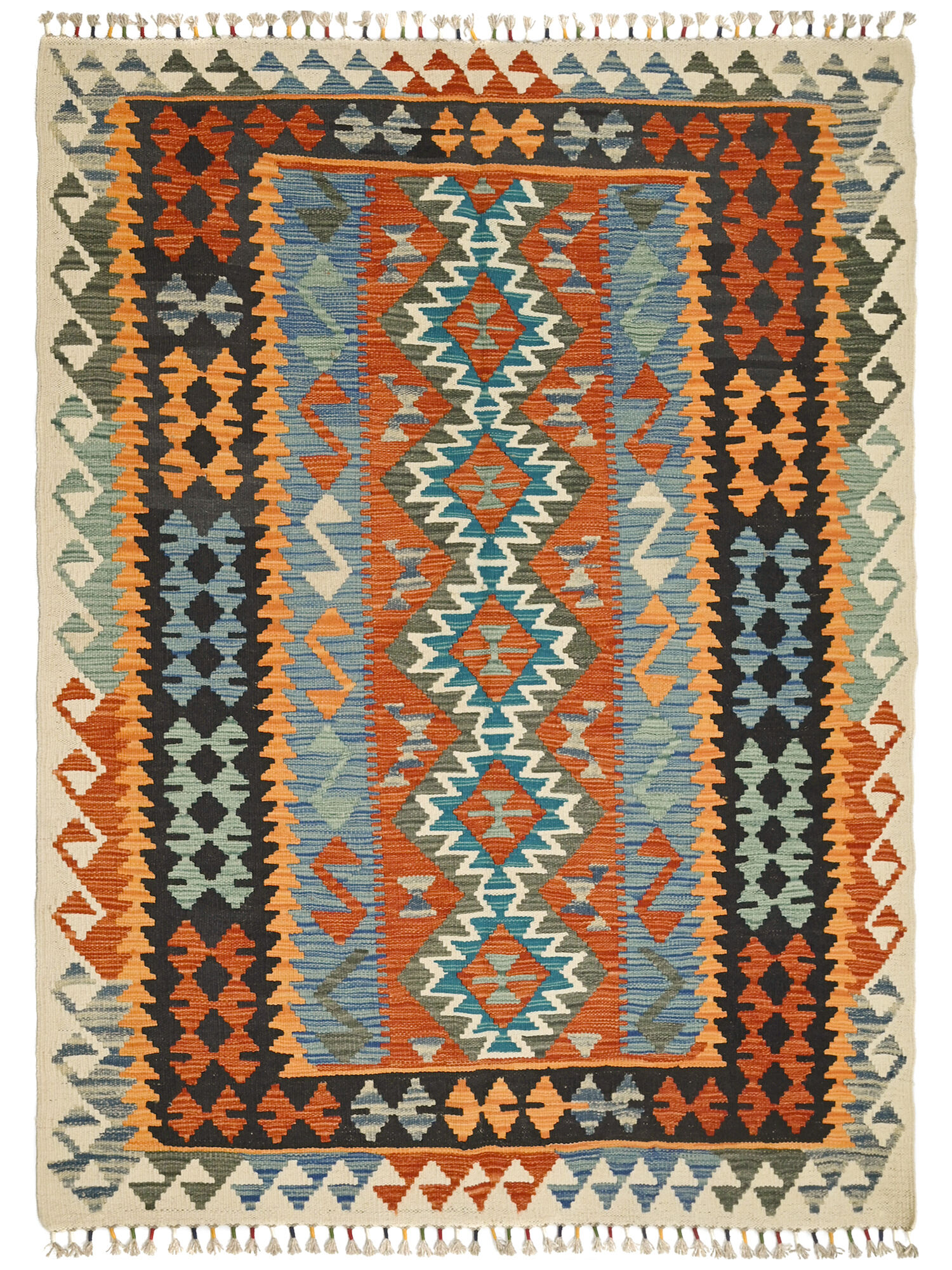 Kelim Afghan Old style Matta 135x179