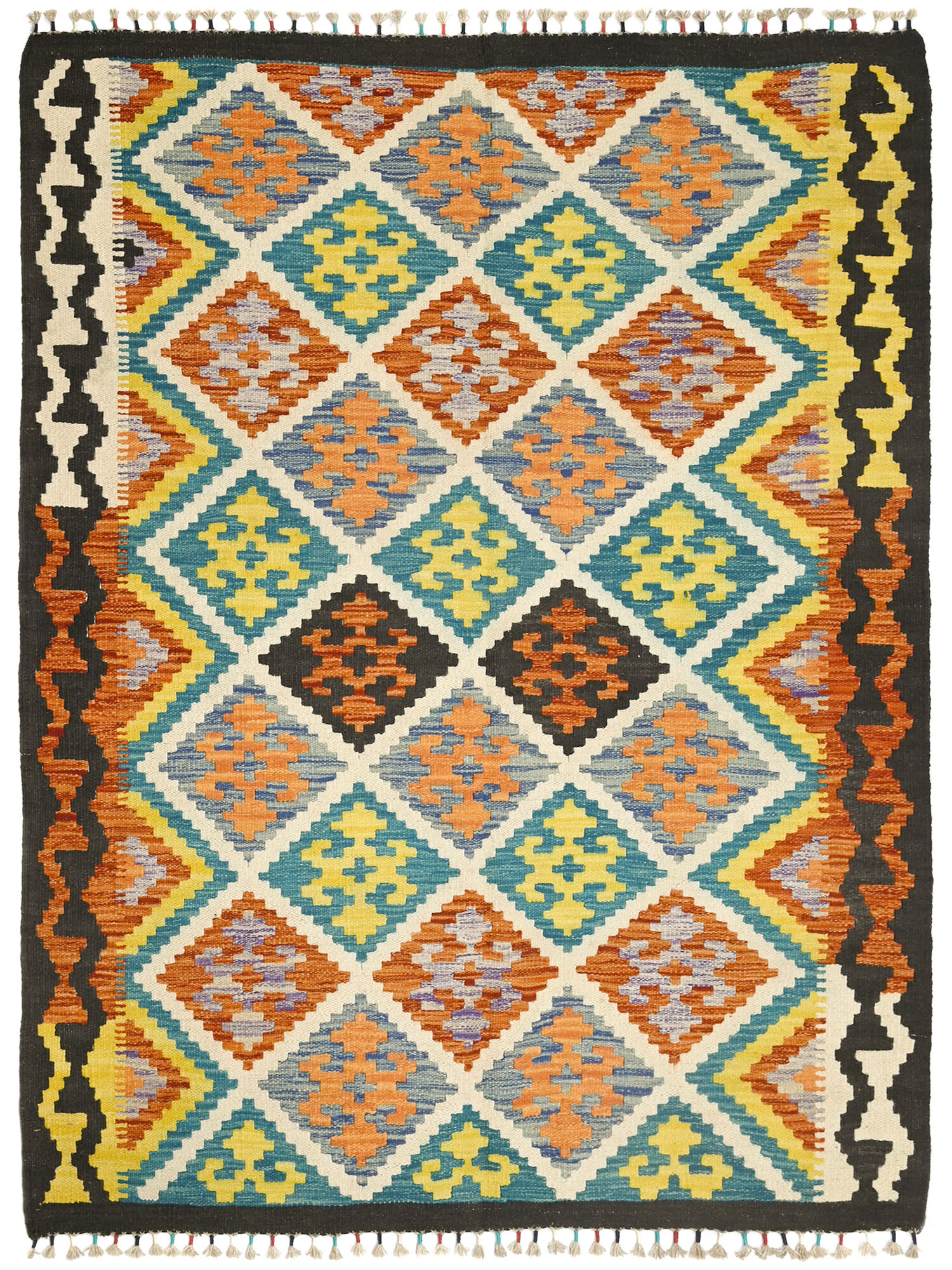 Kelim Afghan Old style Matta 128x169