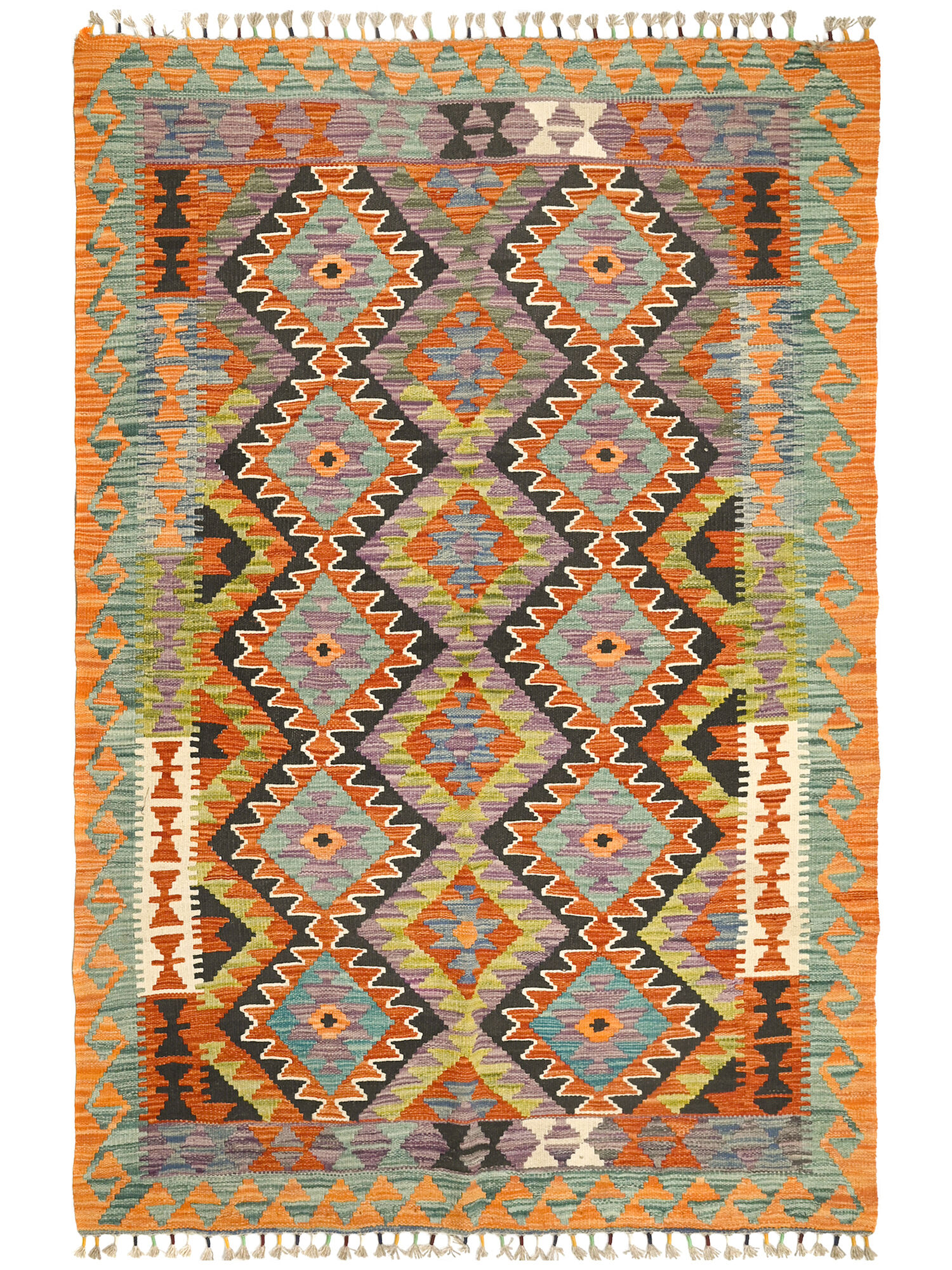 Kelim Afghan Old style Matta 128x191
