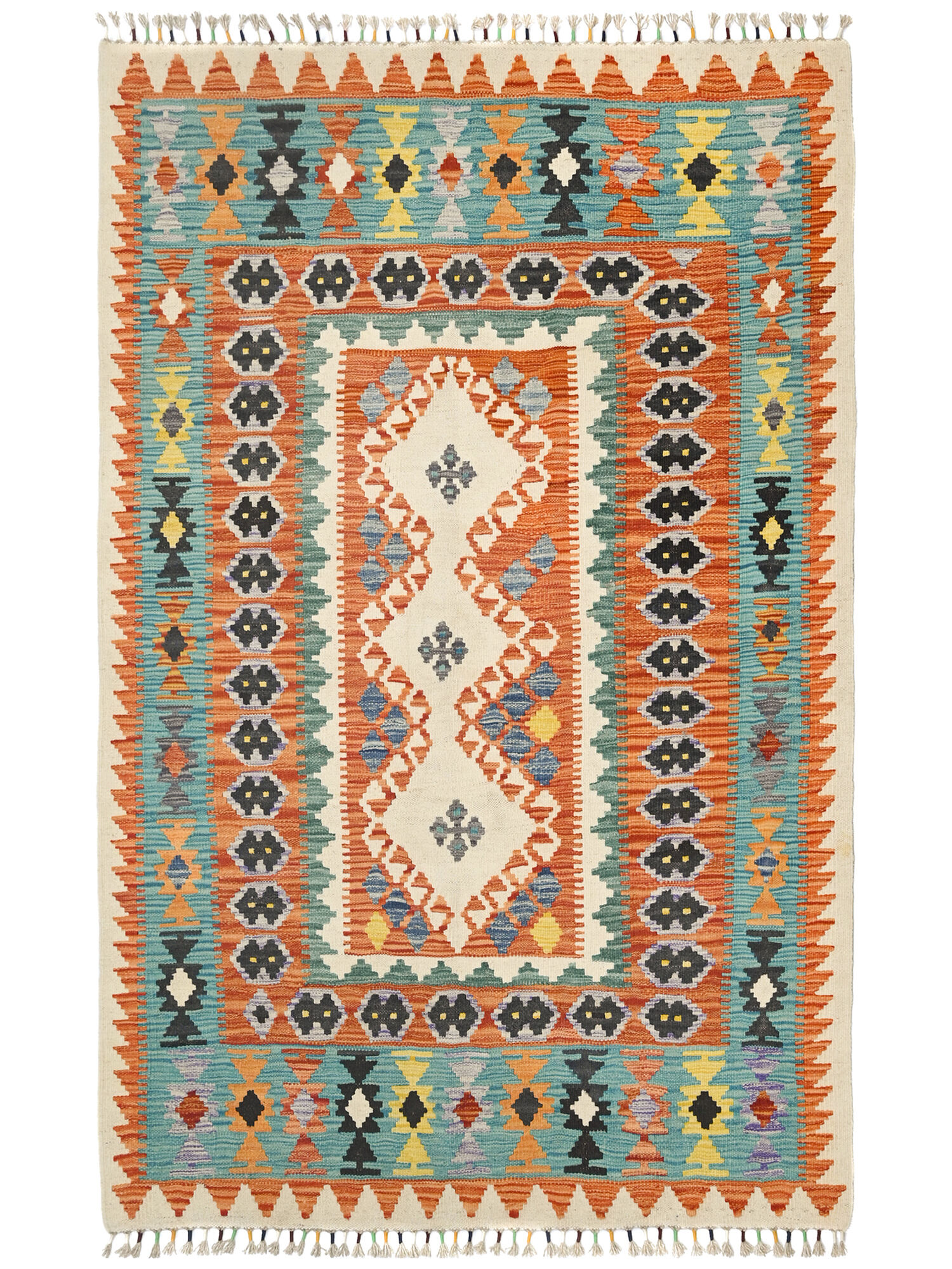 Kelim Afghan Old style Matta 123x183