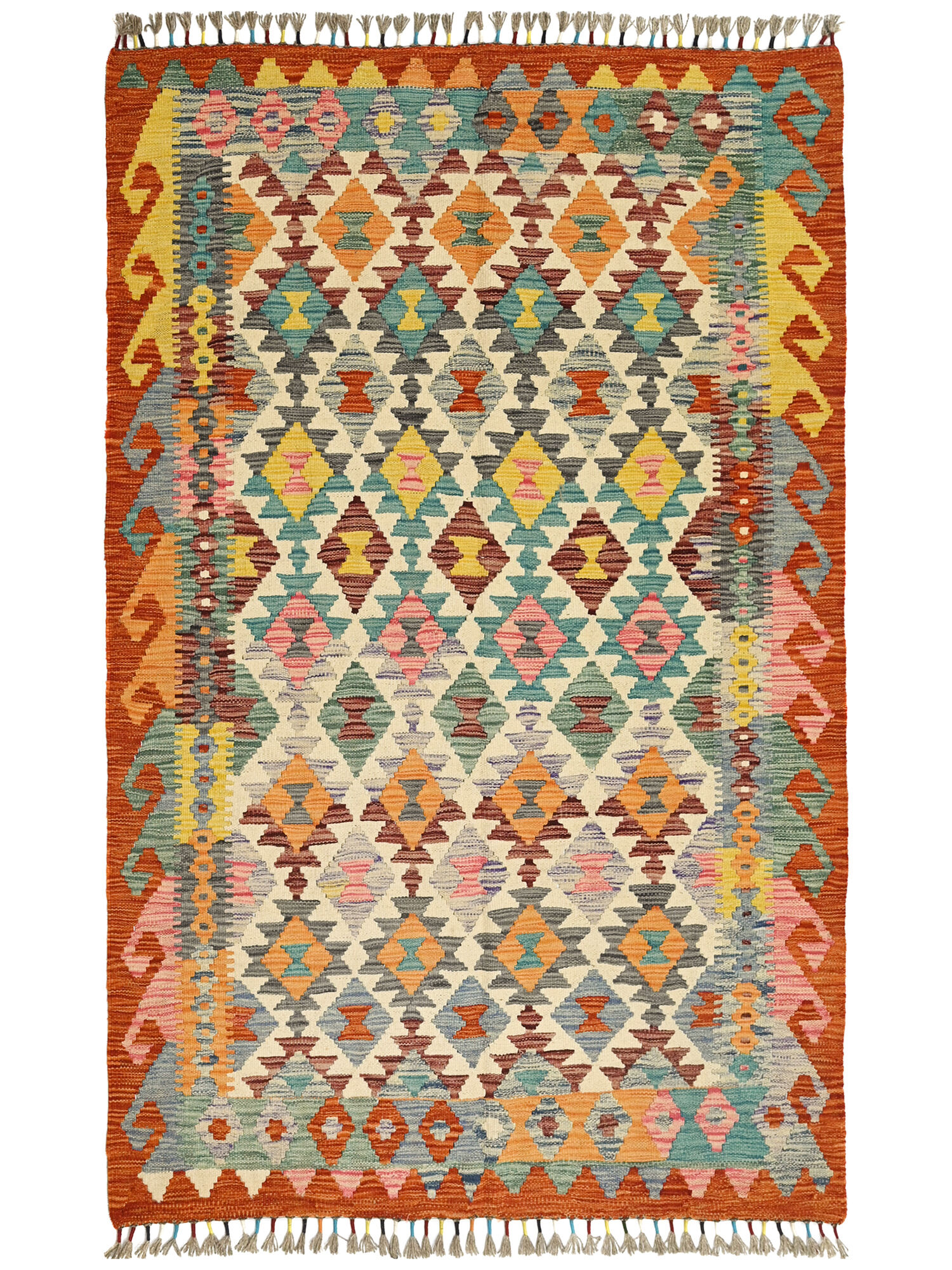 Kelim Afghan Old style Matta 126x182