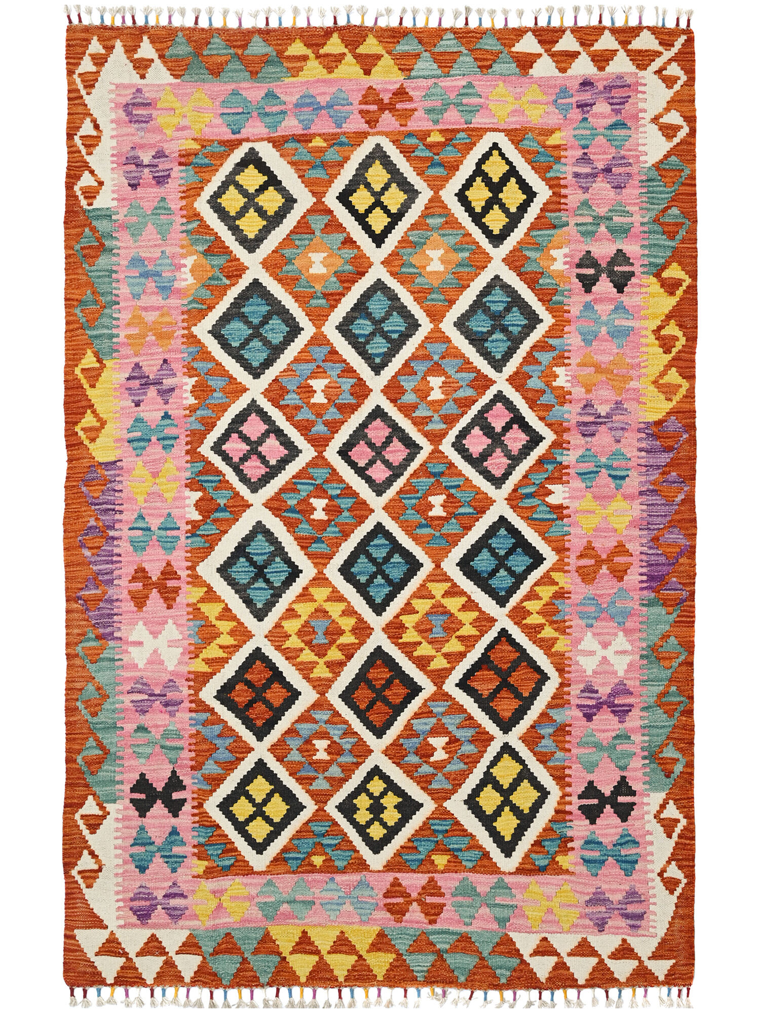 Kelim Afghan Old style Matta 126x176