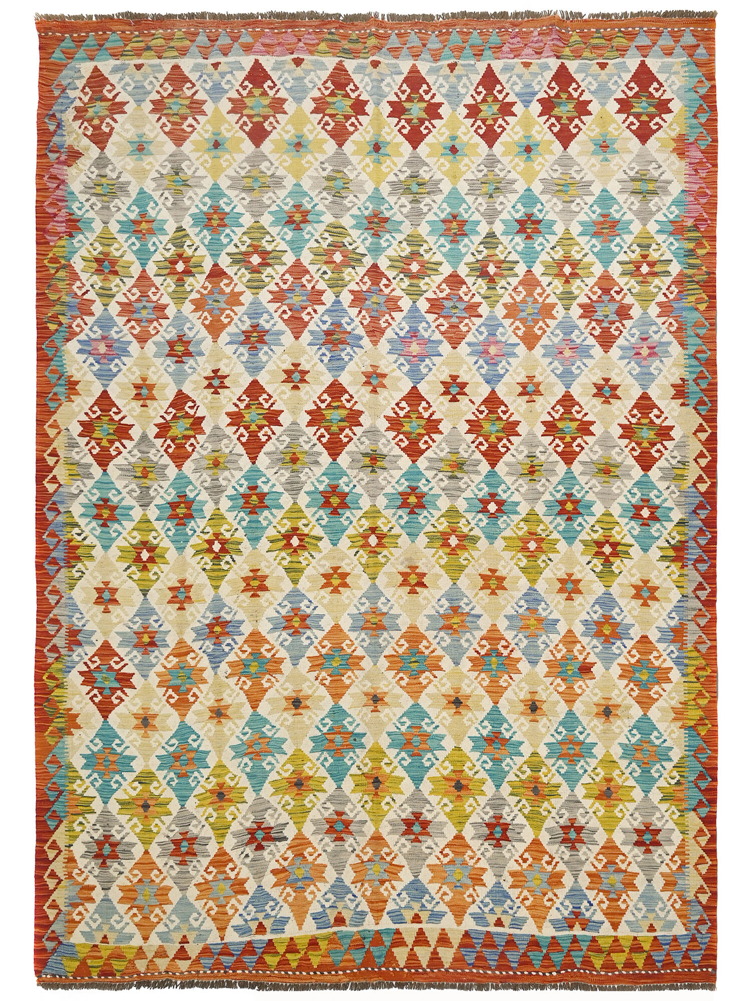Kelim Afghan Old style Matta 205x293