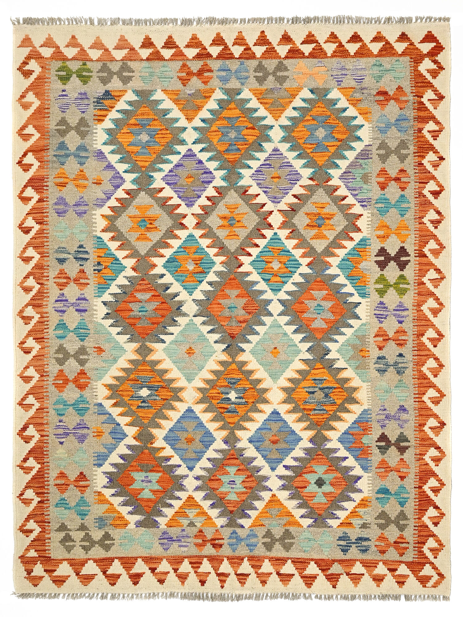 Kelim Afghan Old style Matta 153x203