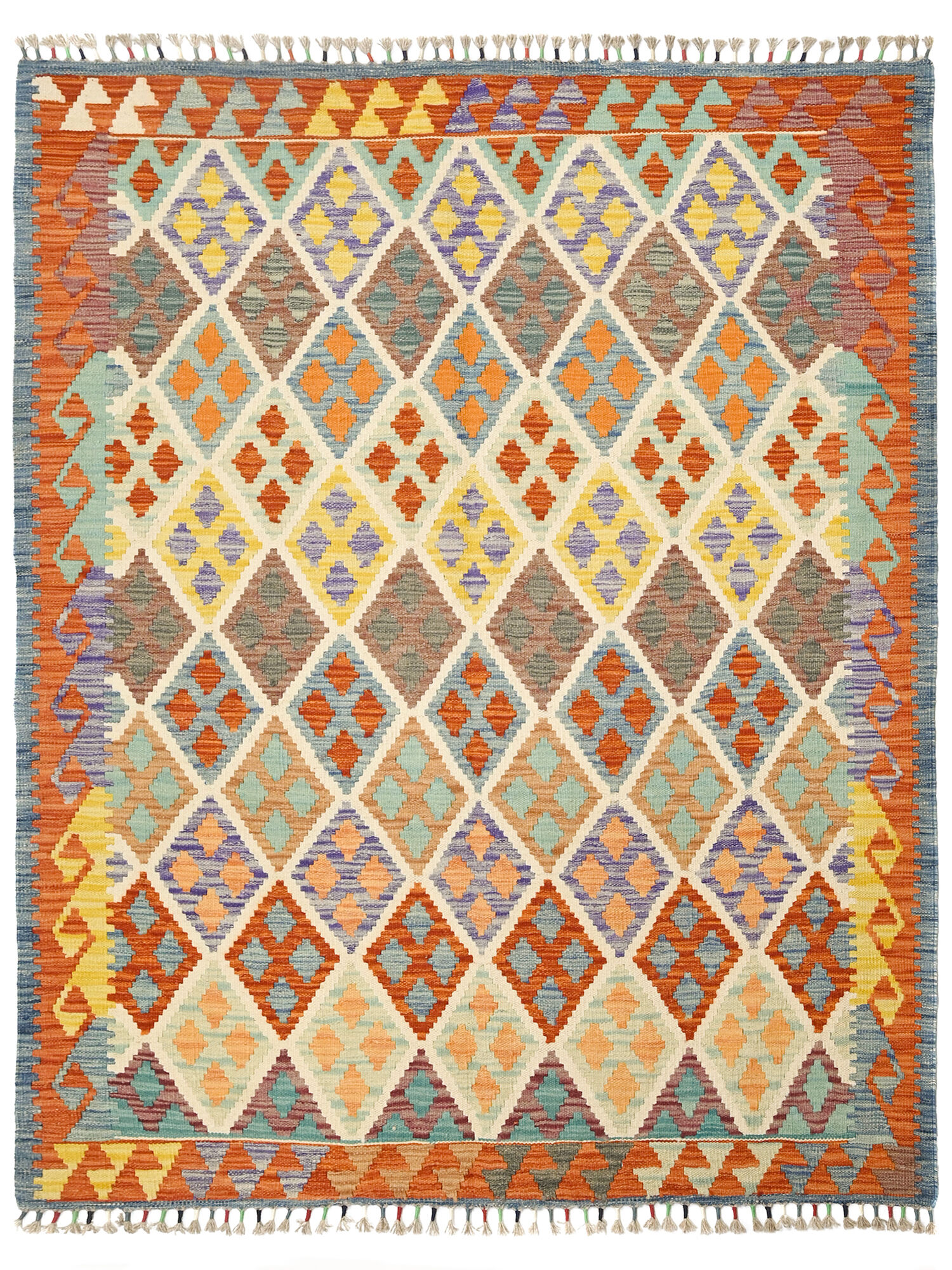 Kelim Afghan Old style Matta 140x181