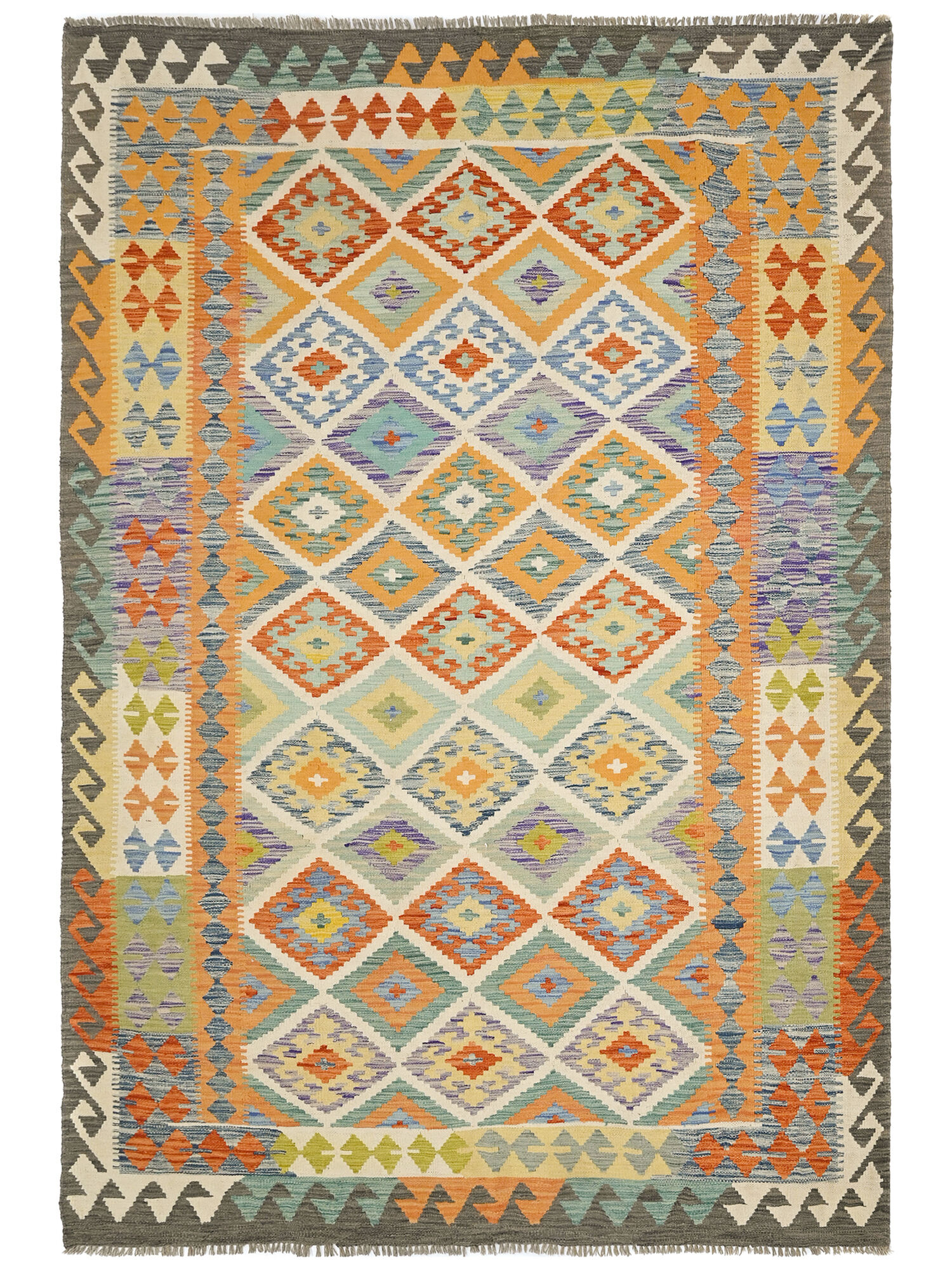 Kelim Afghan Old style Matta 195x290