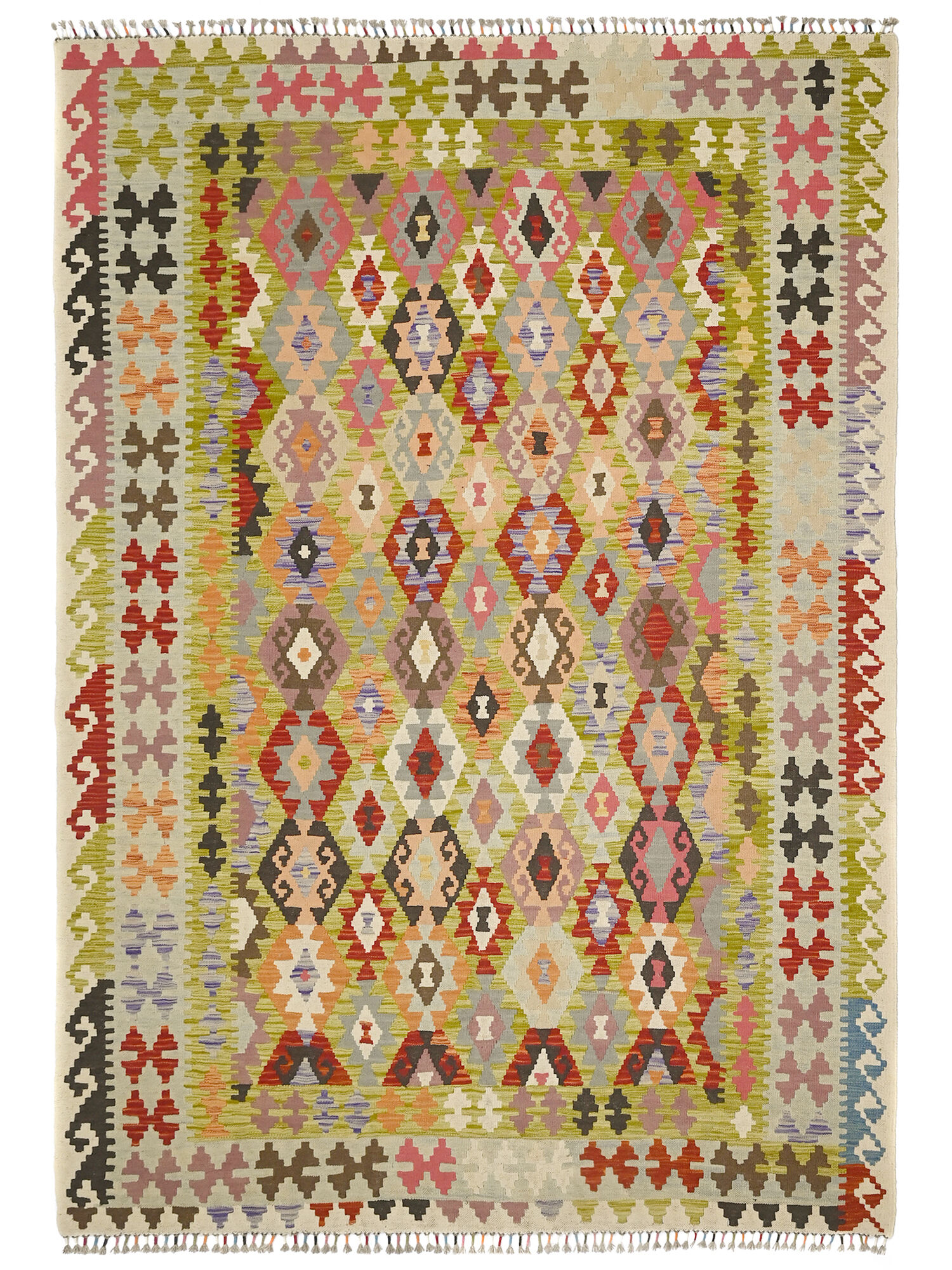 Kelim Afghan Old style Matta 203x296