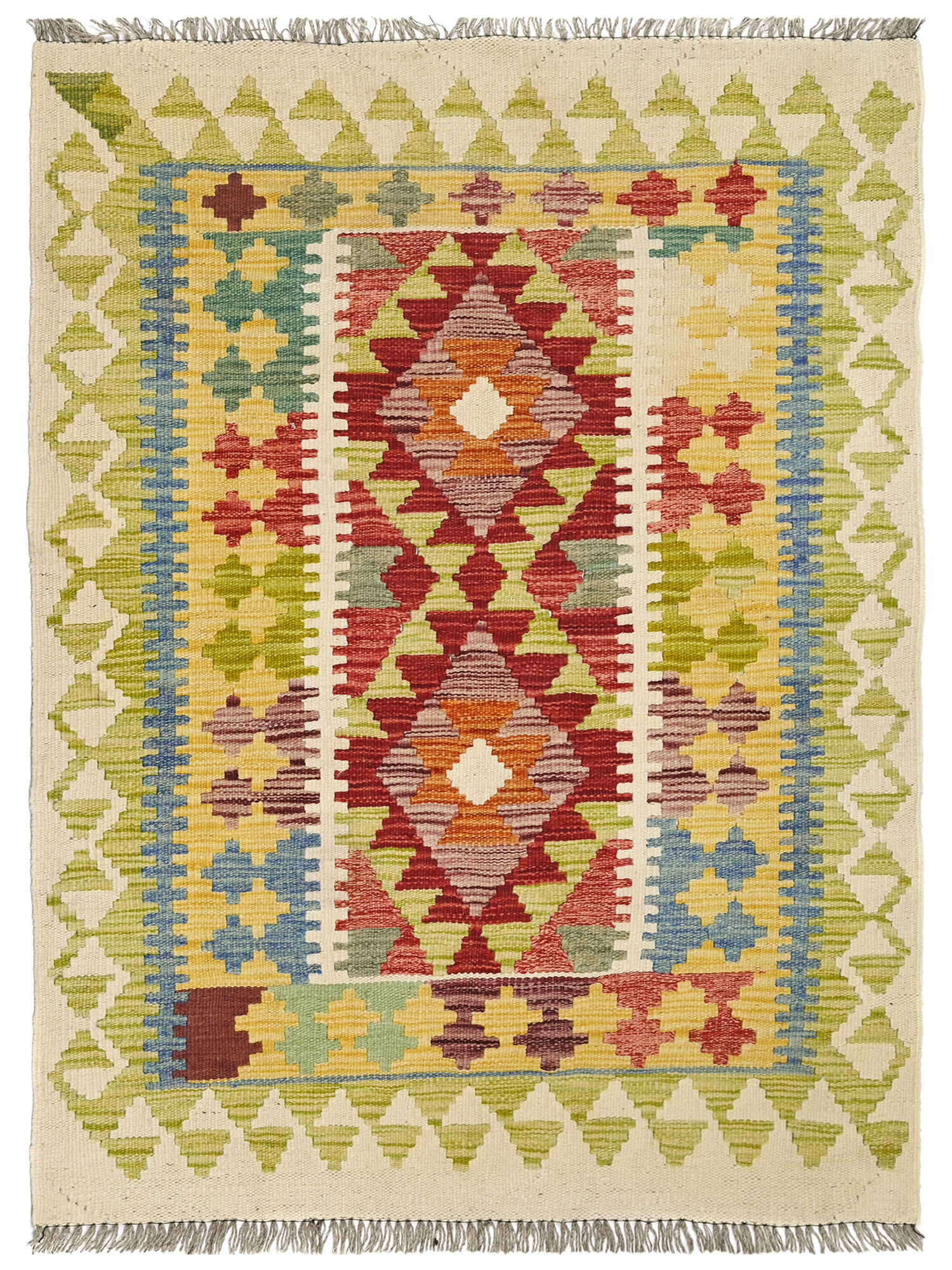 Kelim Afghan Old style Matta 106x146