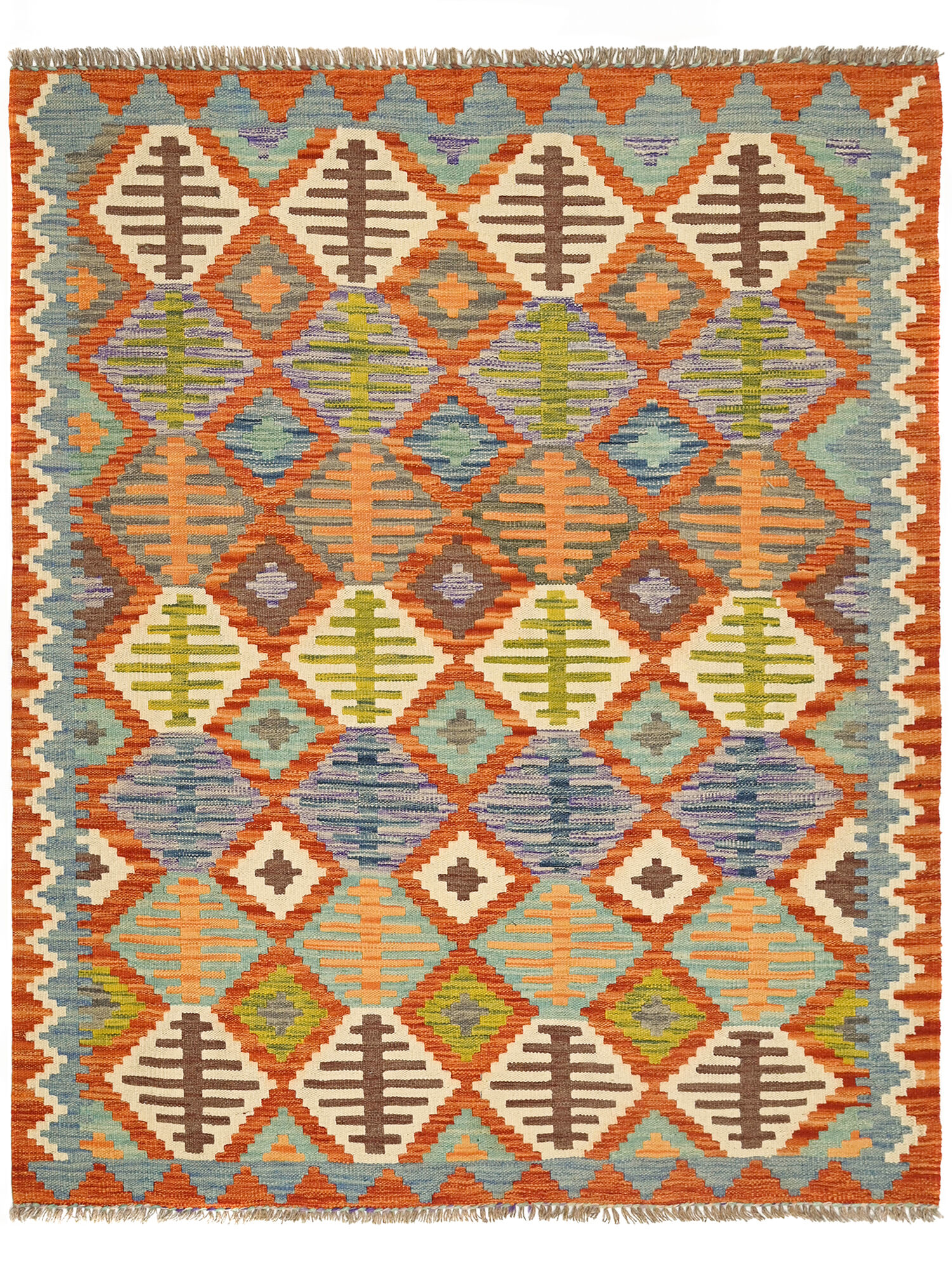 Kelim Afghan Old style Matta 147x185