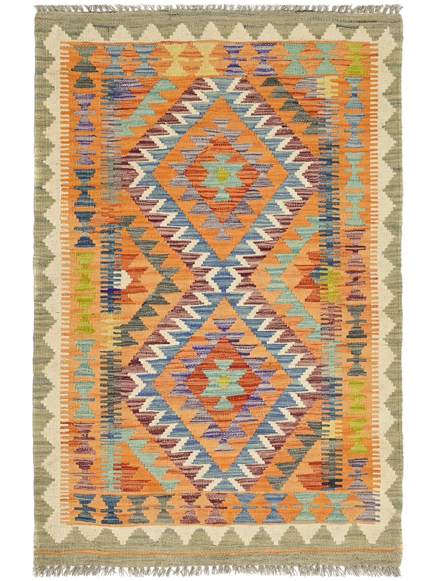 Kelim Afghan Old style Matta 86x133