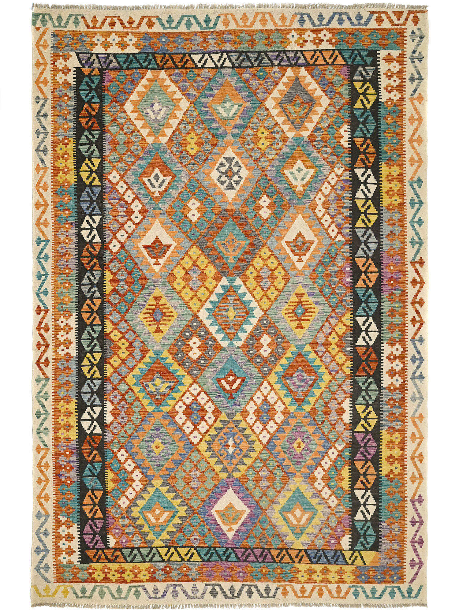 Kelim Afghan Old style Matta 199x302
