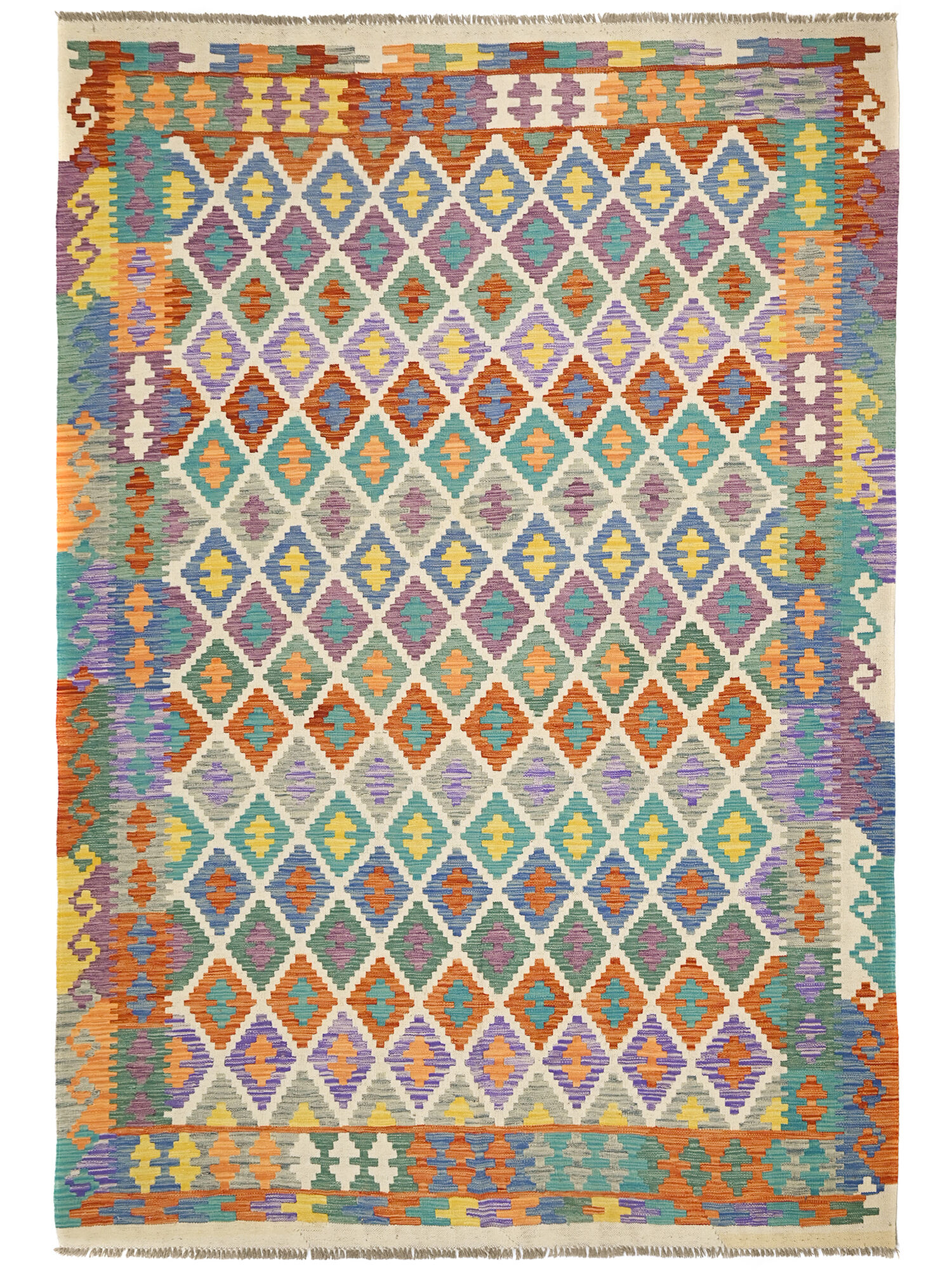 Kelim Afghan Old style Matta 196x289