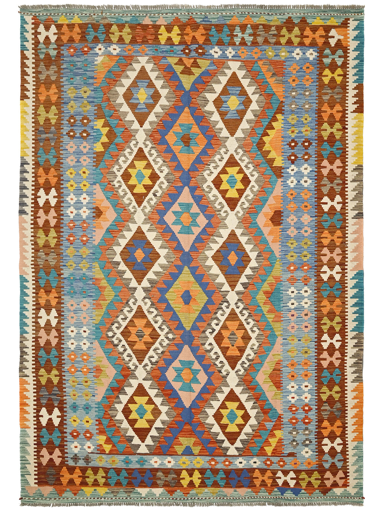 Kelim Afghan Old style Matta 206x299