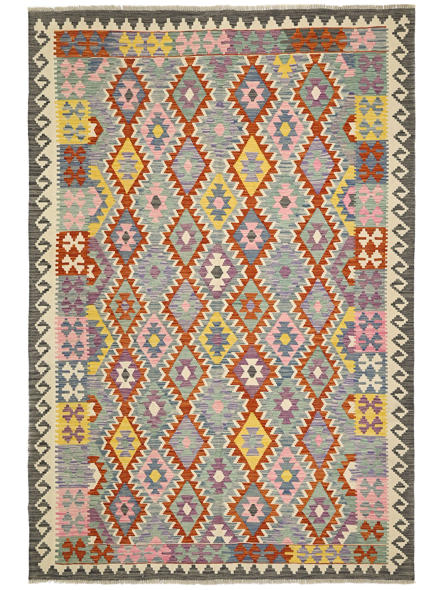 Kelim Afghan Old style Matta 203x303