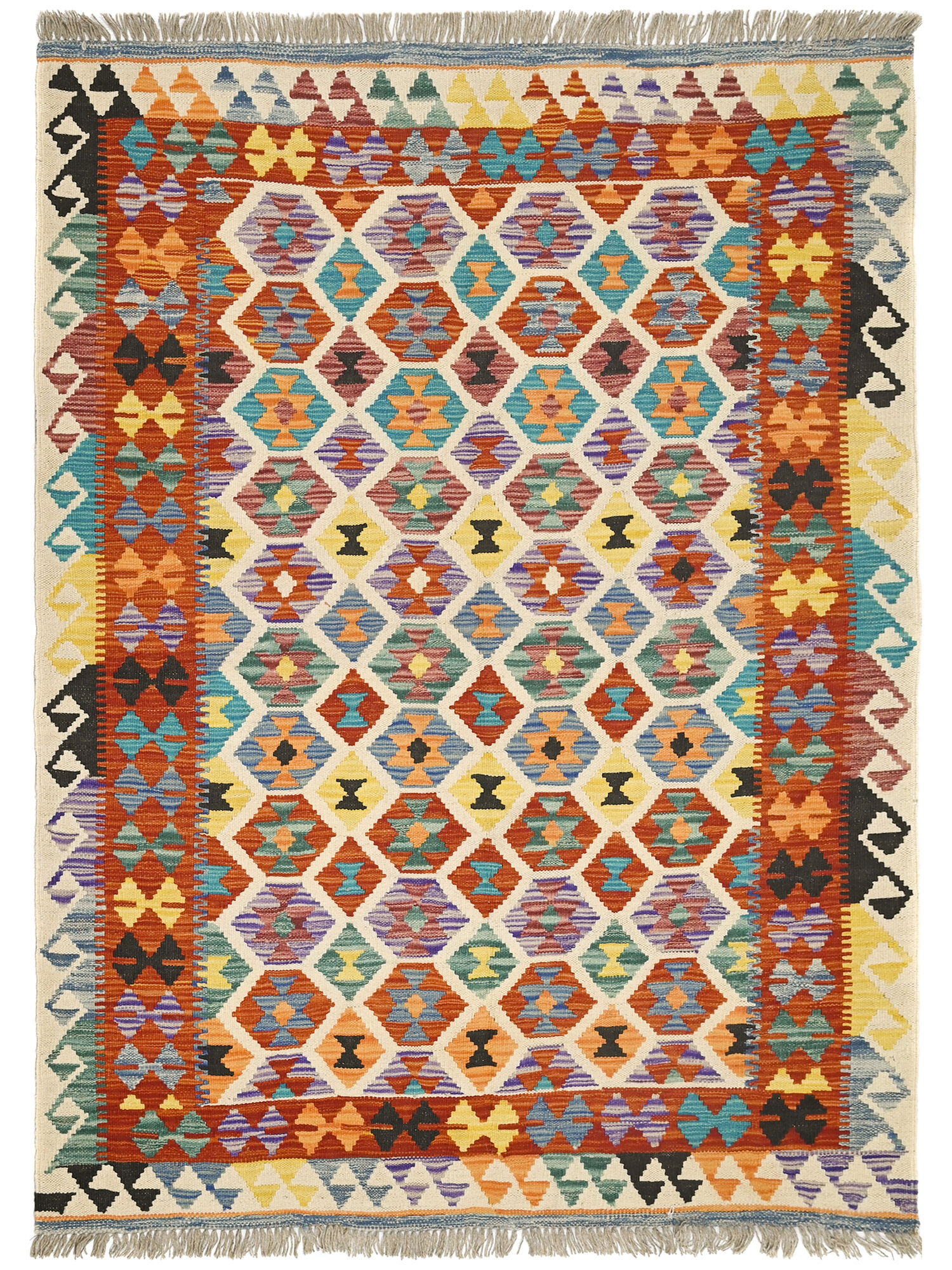 Kelim Afghan Old style Matta 132x185