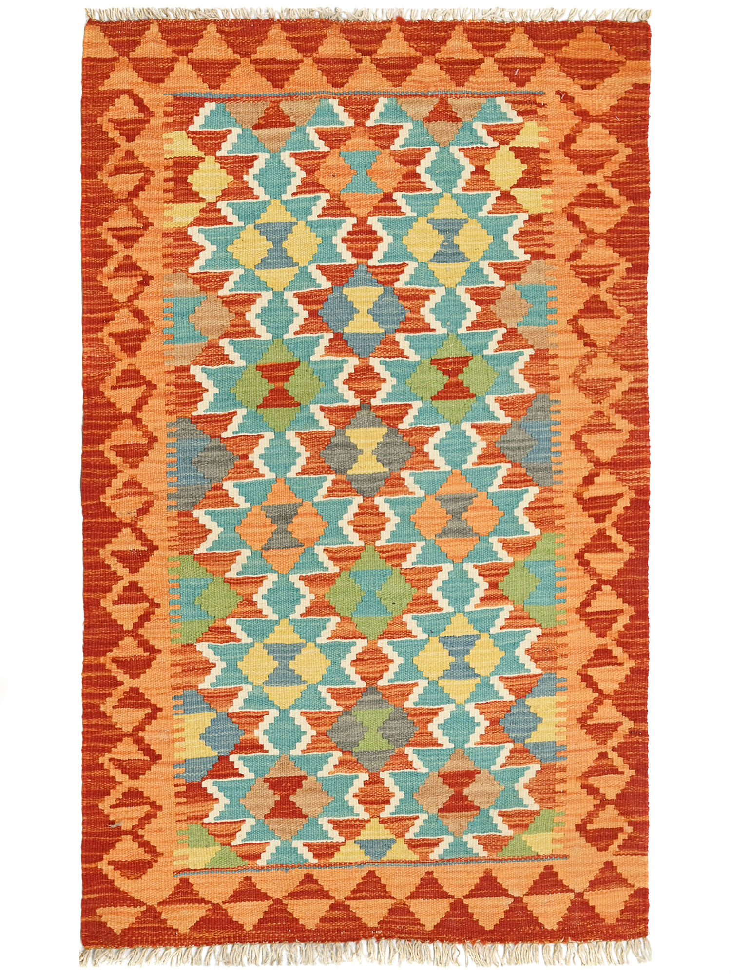 Kelim Afghan Old style Matta 75x126