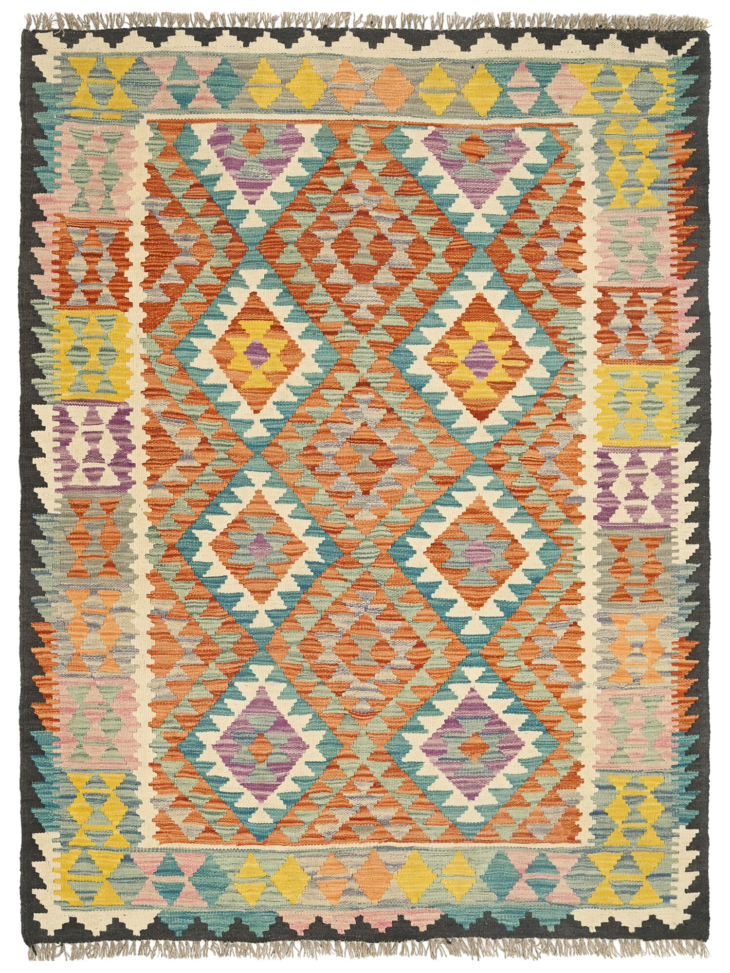 Kelim Afghan Old style Matta 128x175