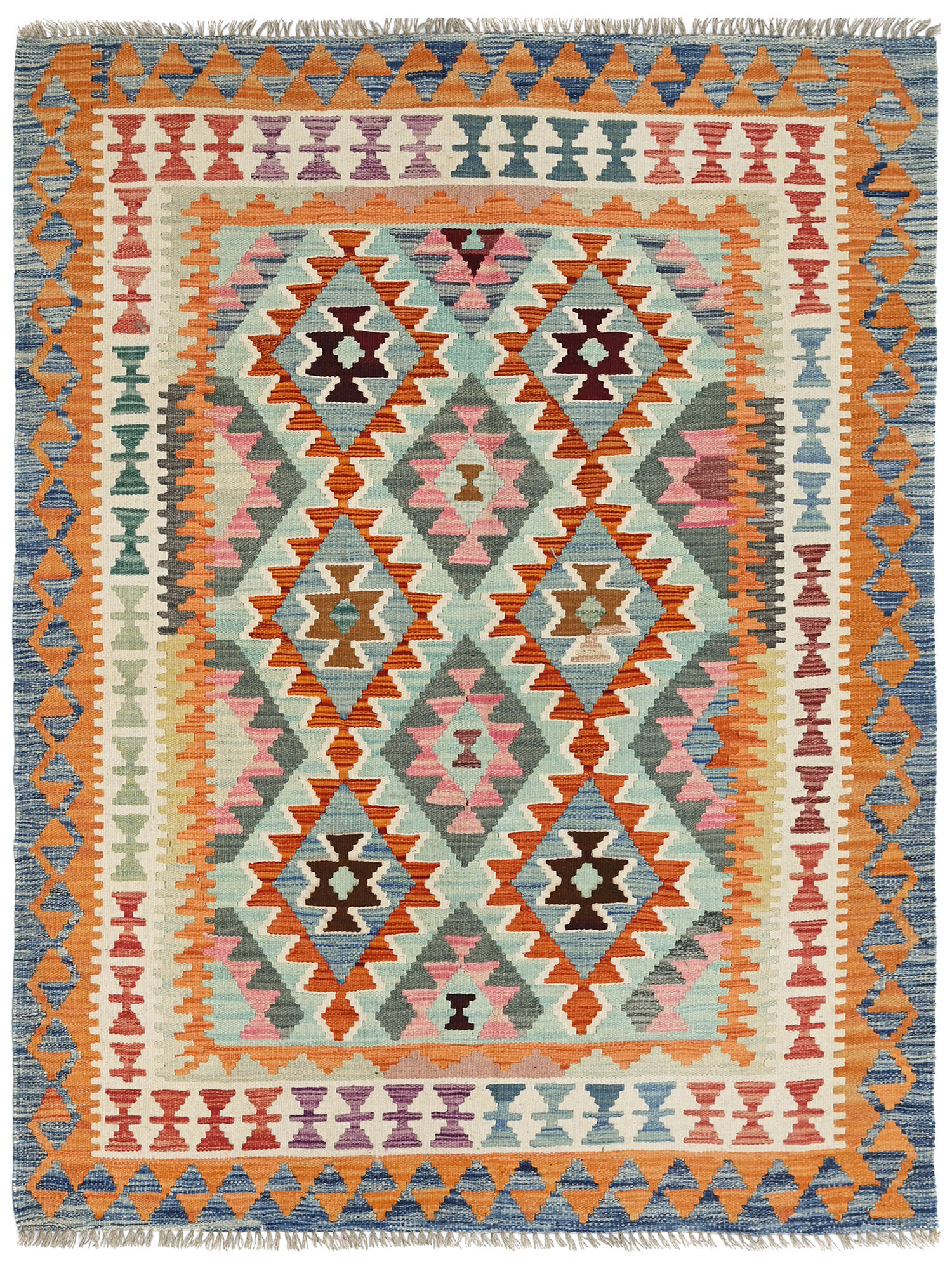 Kelim Afghan Old style Matta 131x174