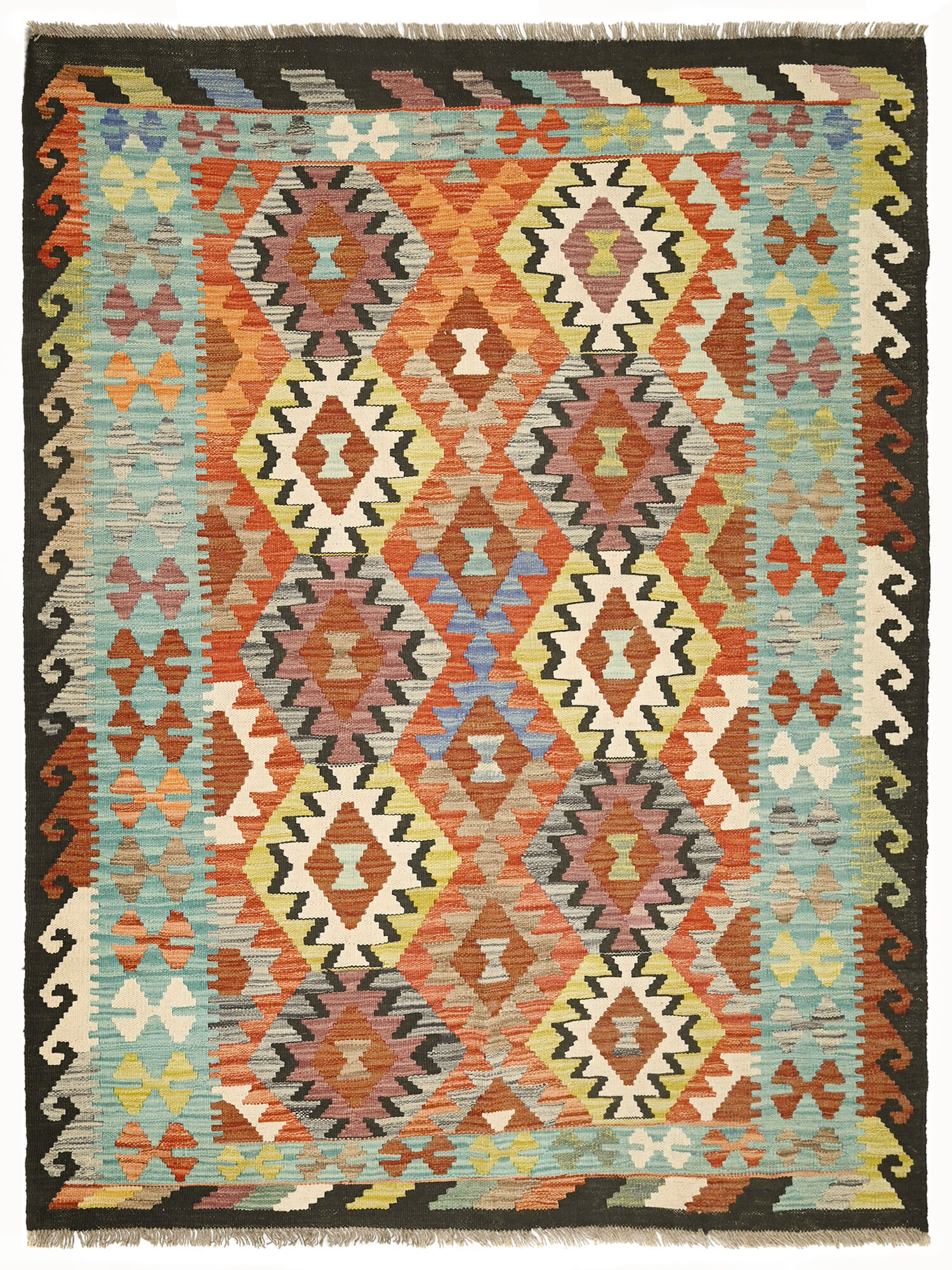 Kelim Afghan Old style Matta 148x200