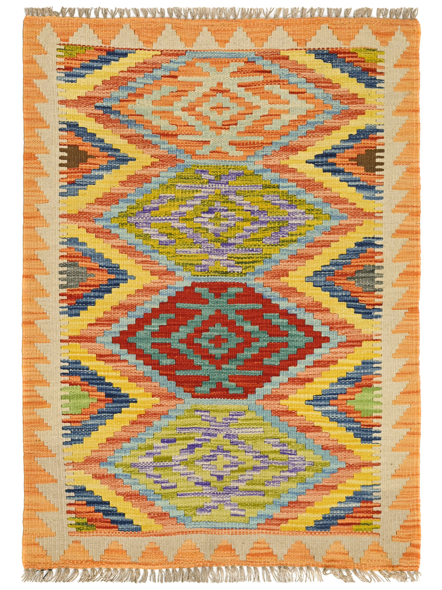 Kelim Afghan Old style Matta 75x108