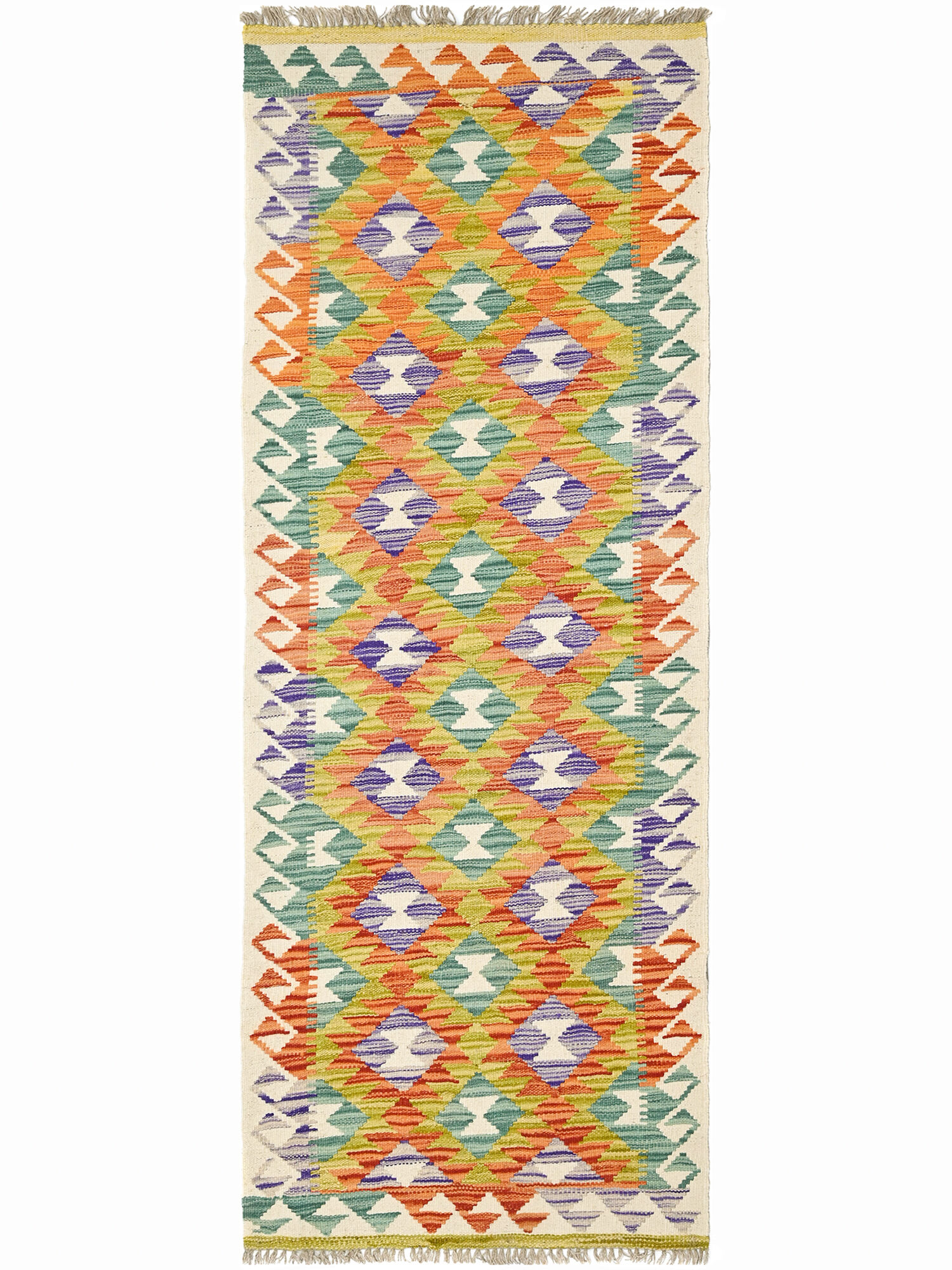 Kelim Afghan Old style Matta 74x197