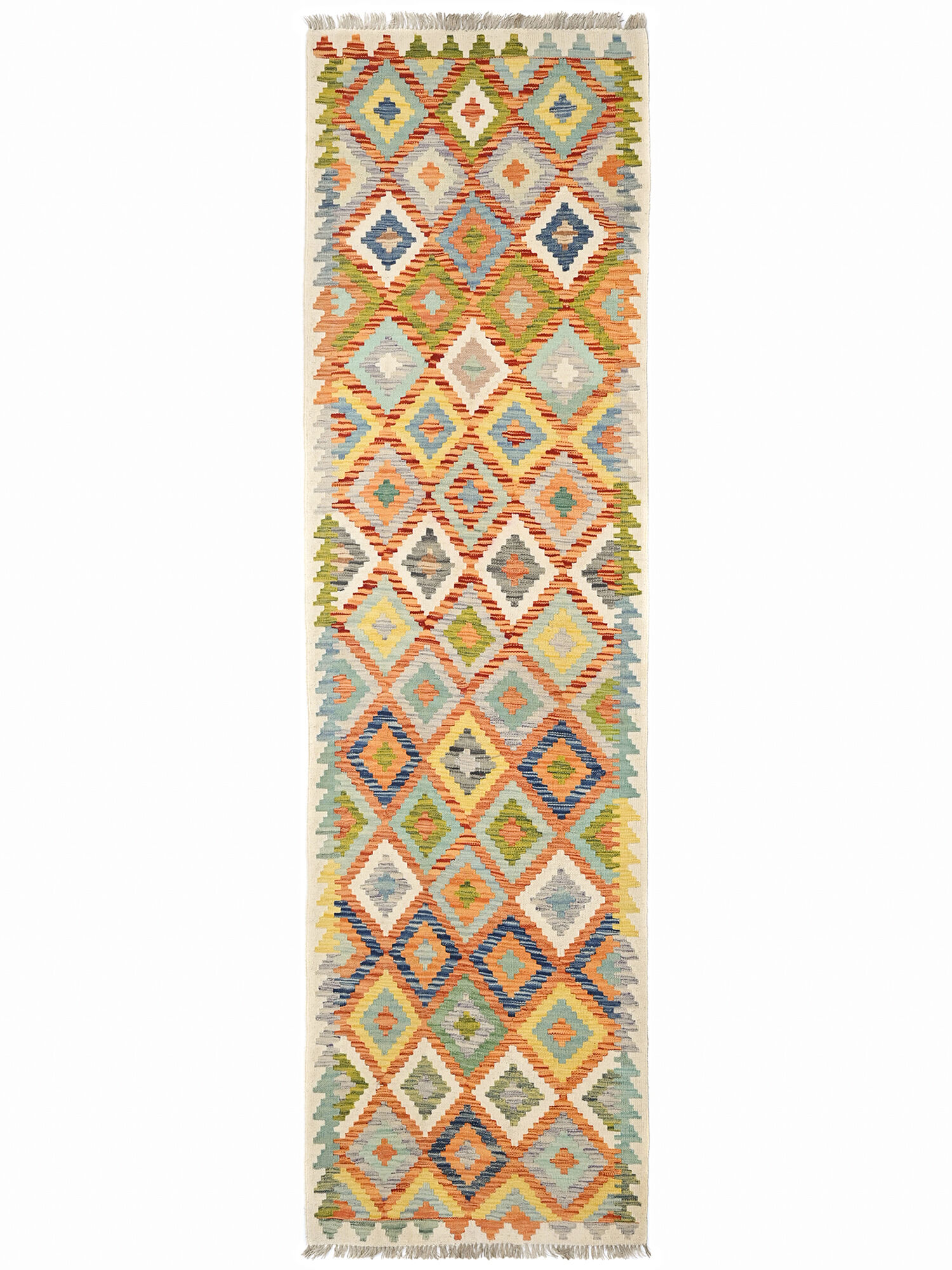 Kelim Afghan Old style Matta 84x300