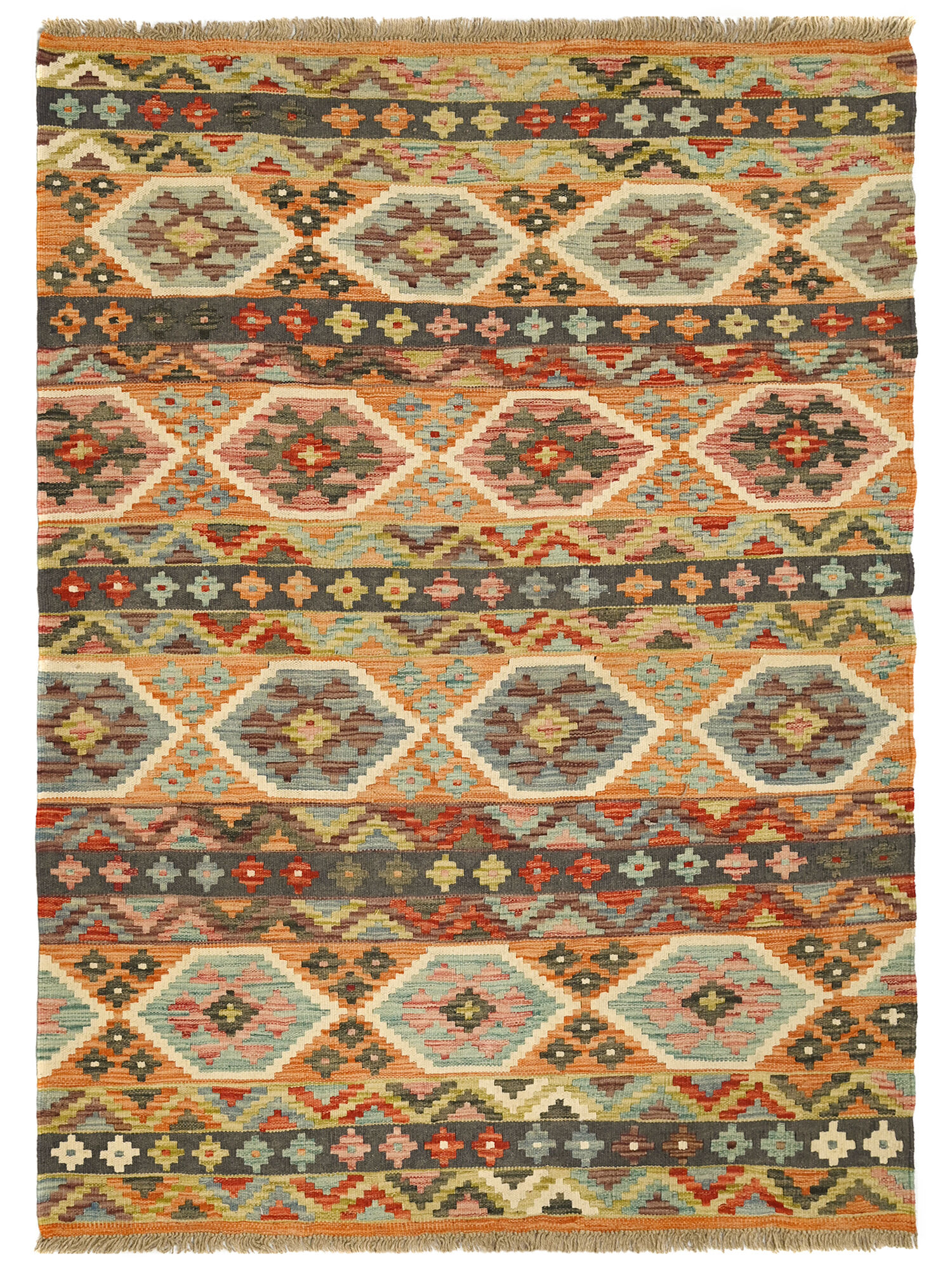 Kelim Afghan Old style Matta 123x172