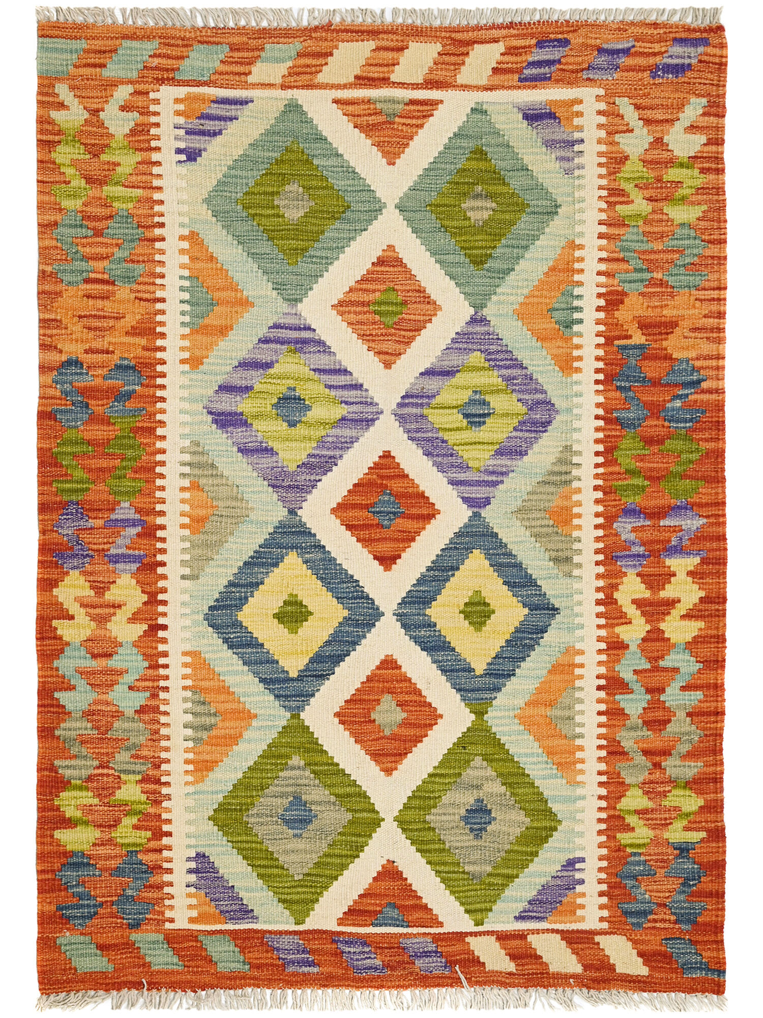 Kelim Afghan Old style Matta 84x122