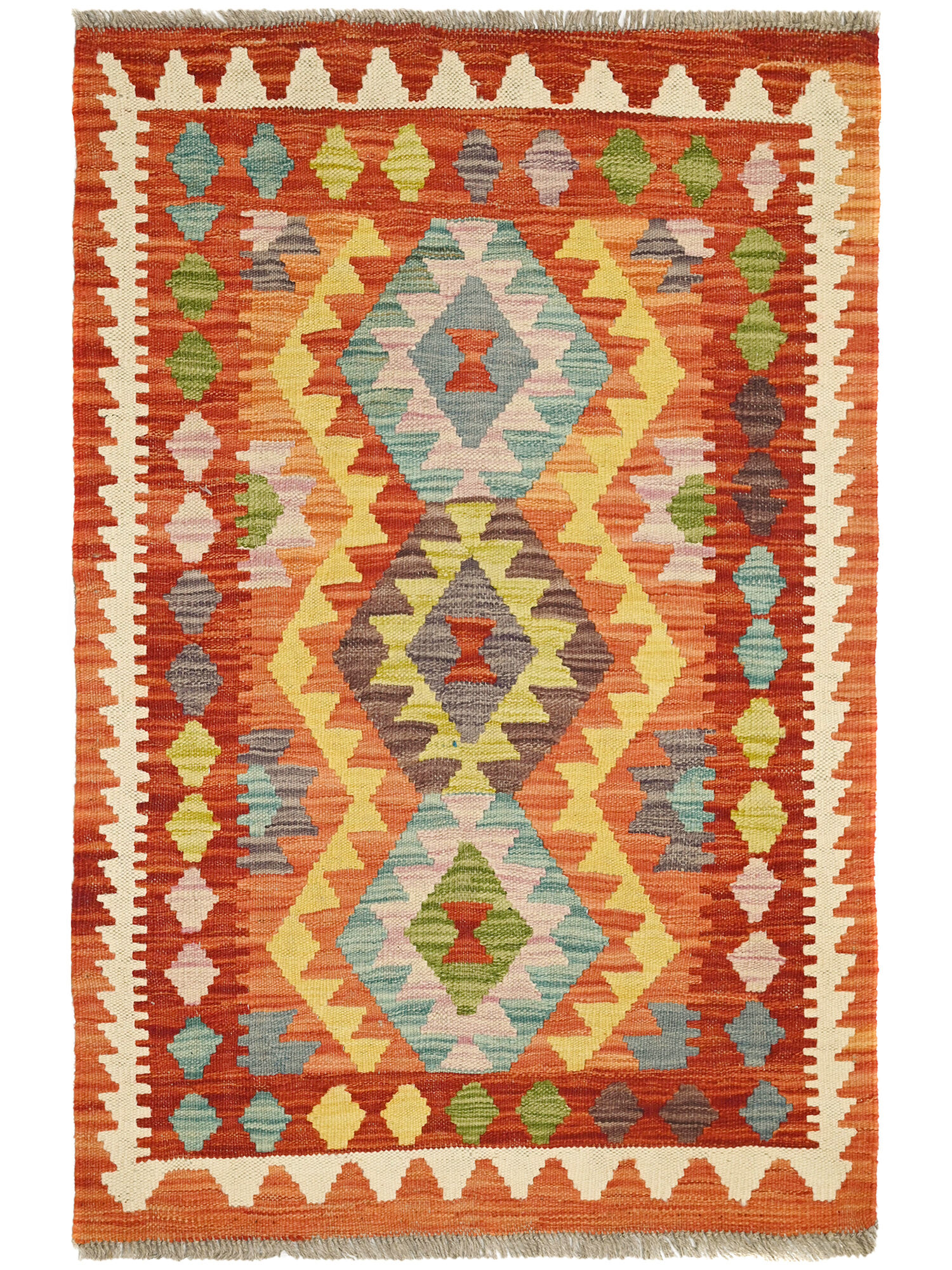 Kelim Afghan Old style Matta 75x116