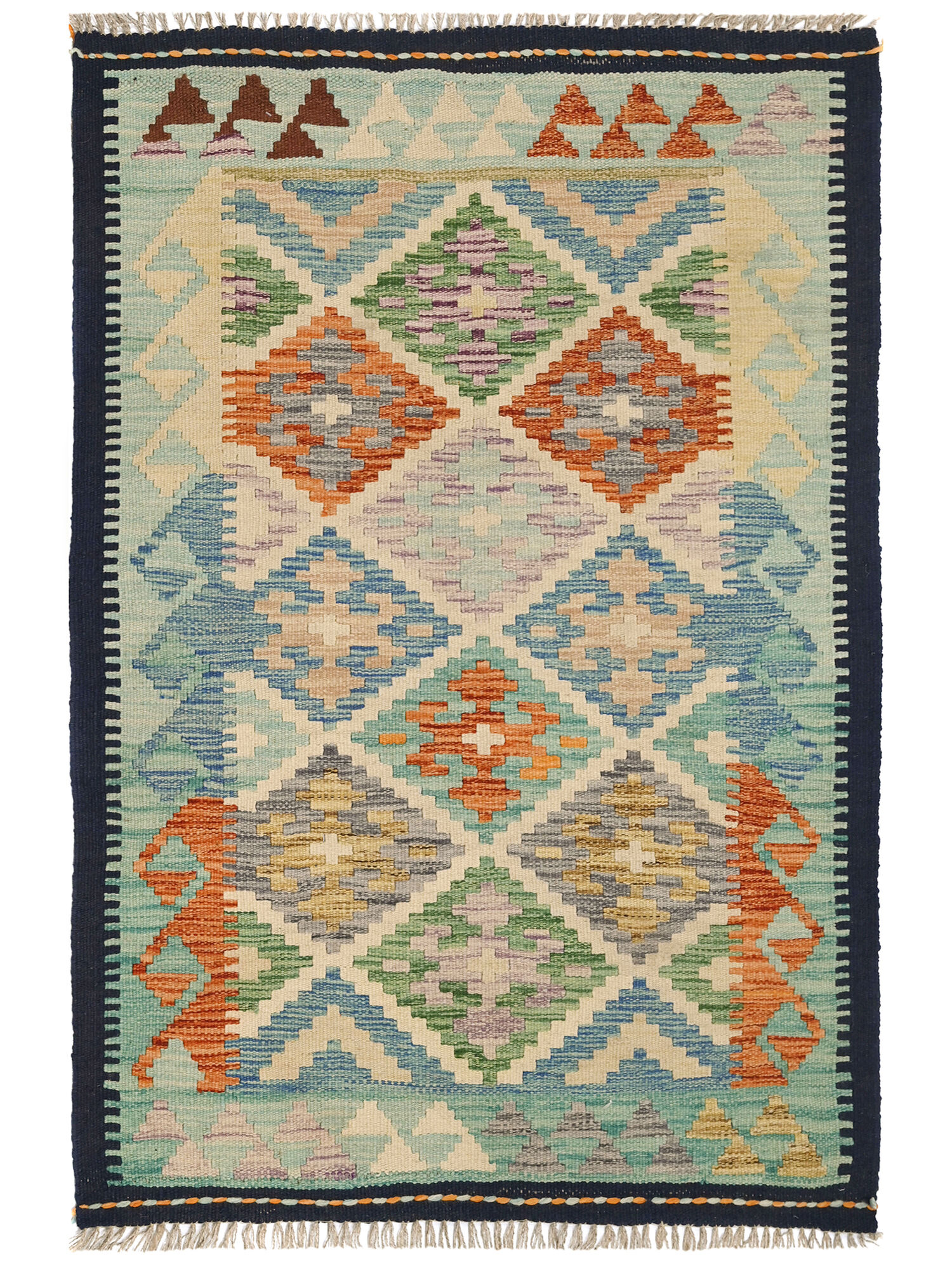 Kelim Afghan Old style Matta 96x147