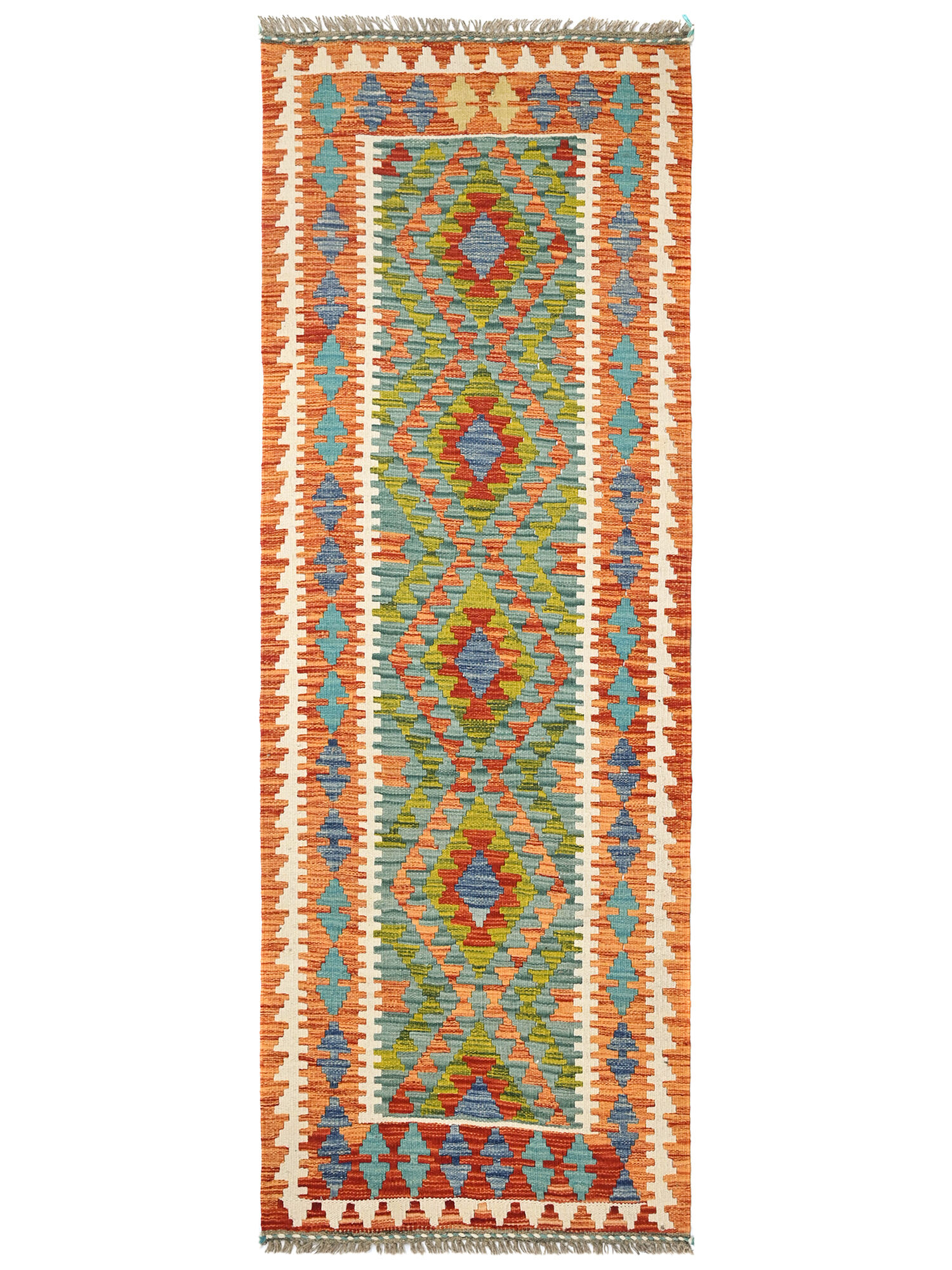 Kelim Afghan Old style Matta 76x216