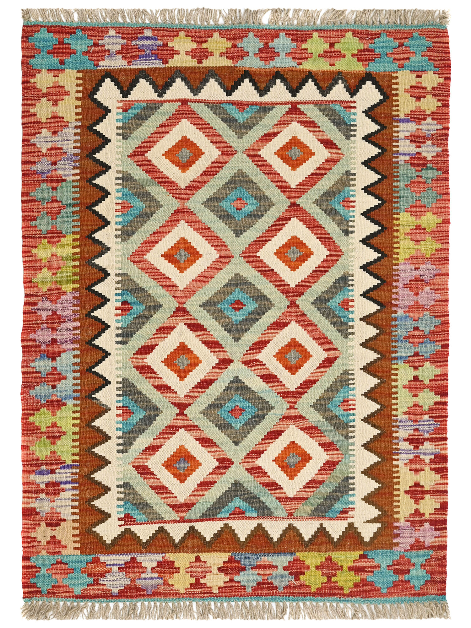 Kelim Afghan Old style Matta 80x114