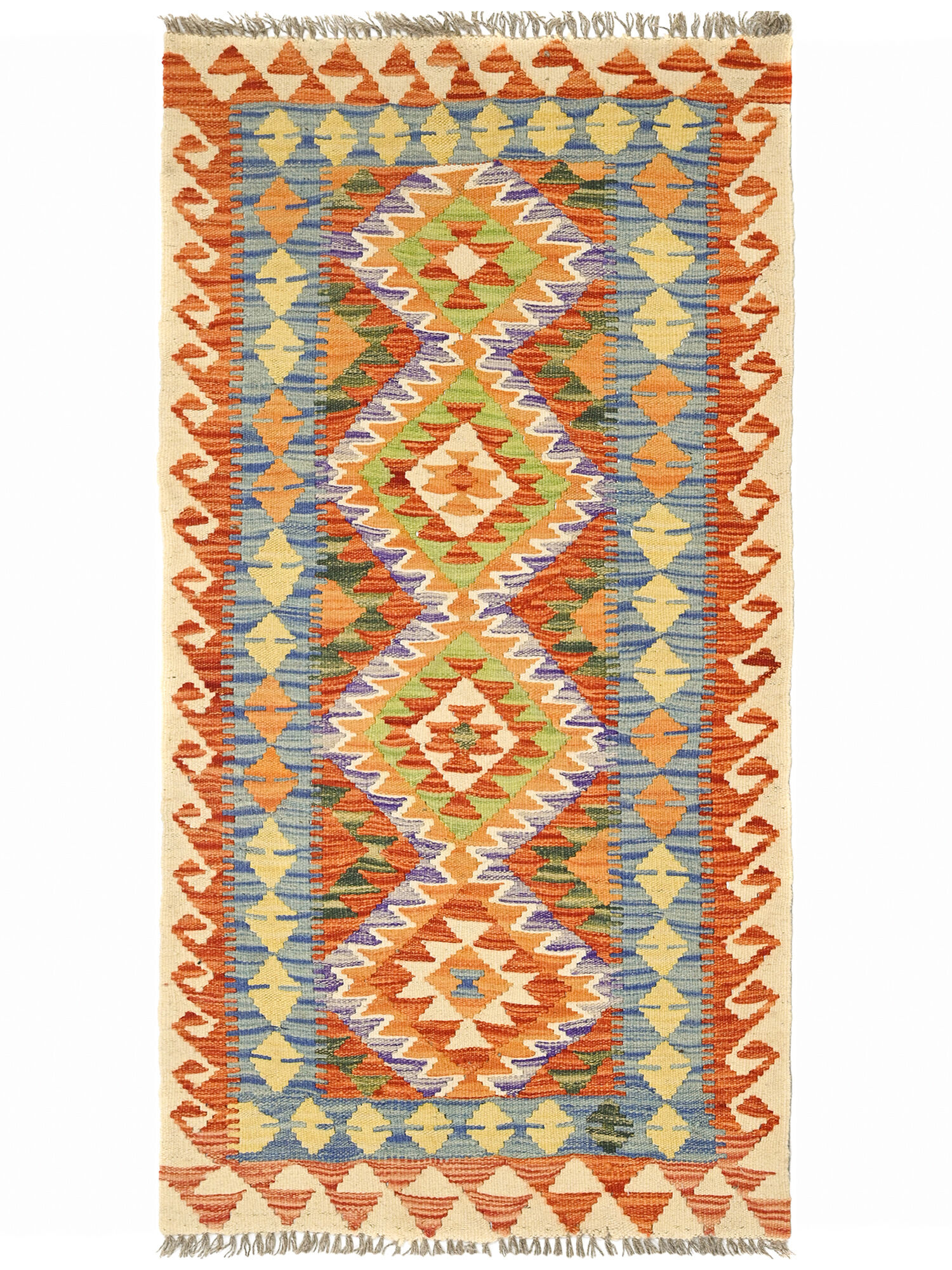 Kelim Afghan Old style Matta 75x146