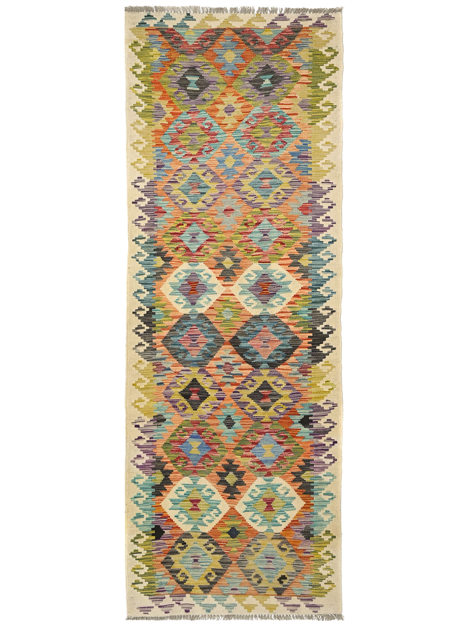 Kelim Afghan Old style Matta 70x196