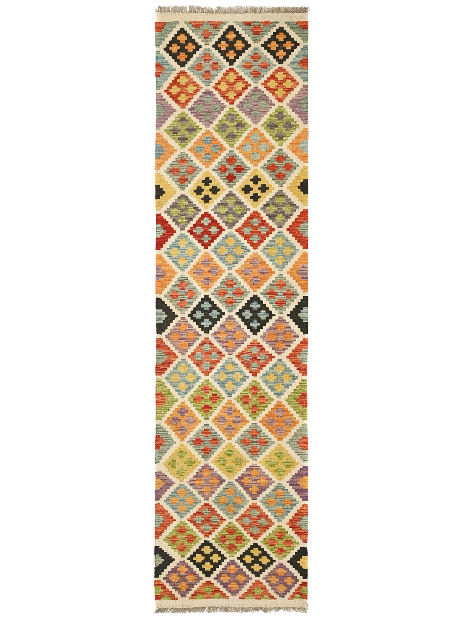 Kelim Afghan Old style Matta 76x296