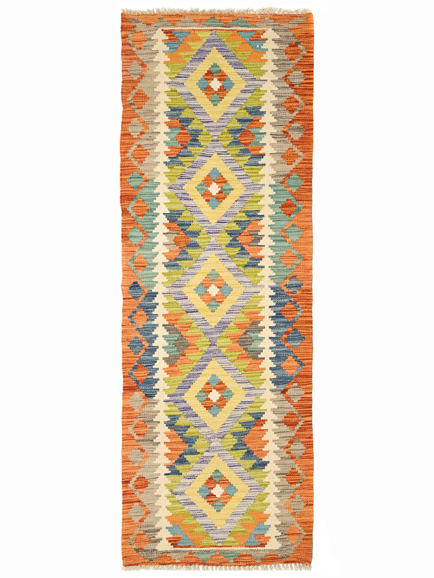 Kelim Afghan Old style Matta 67x195
