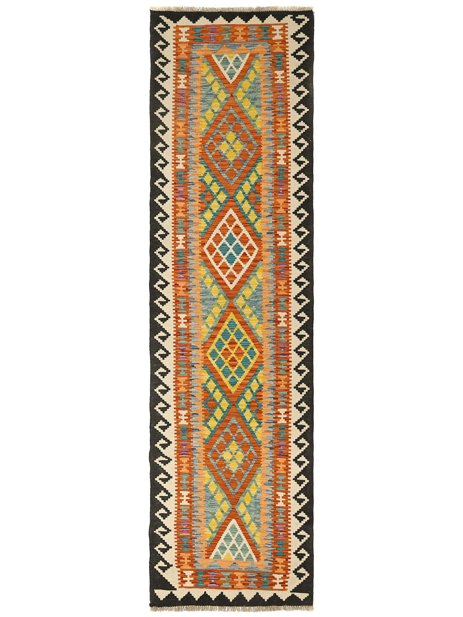 Kelim Afghan Old style Matta 84x306