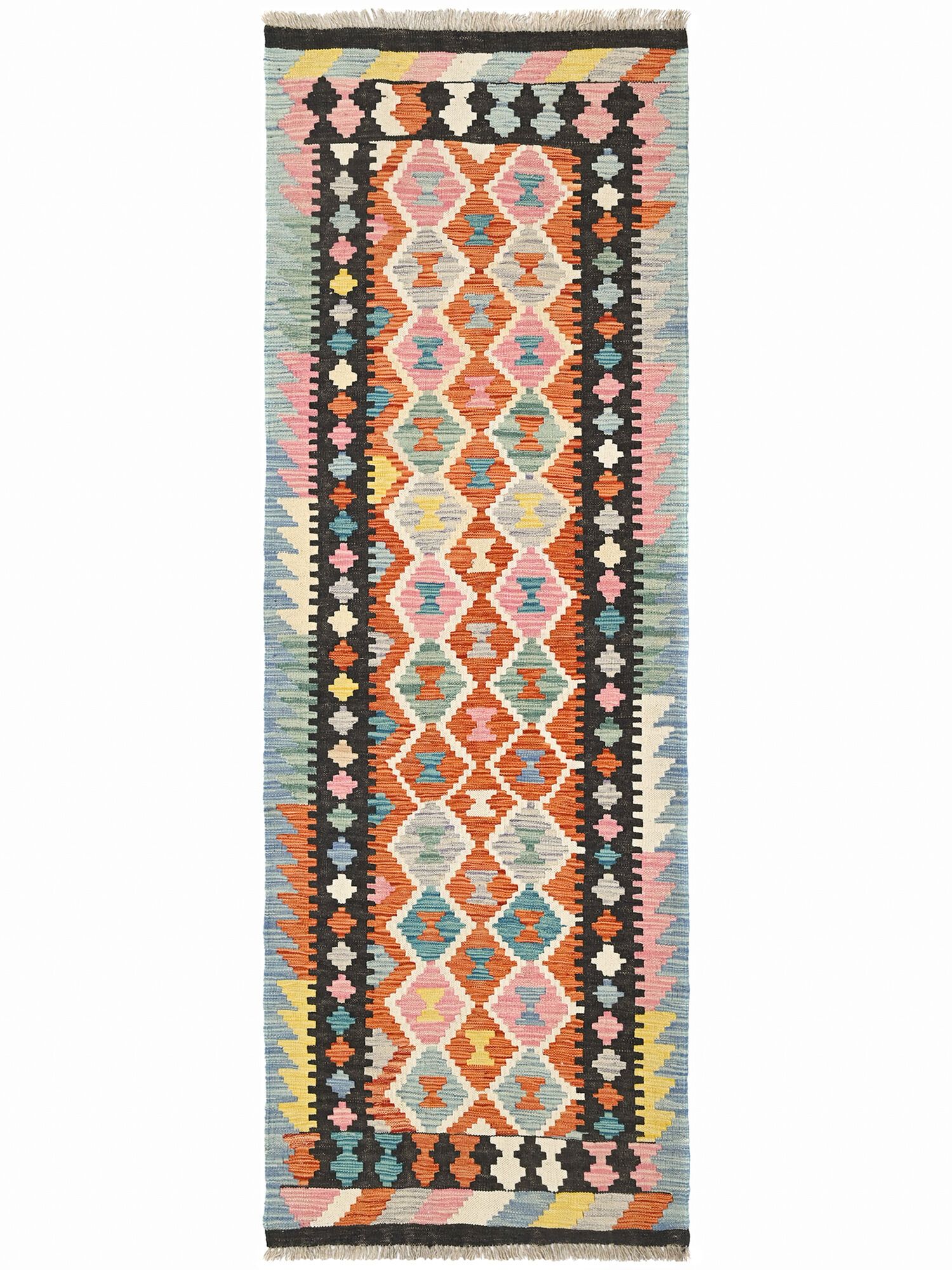 Kelim Afghan Old style Matta 80x233