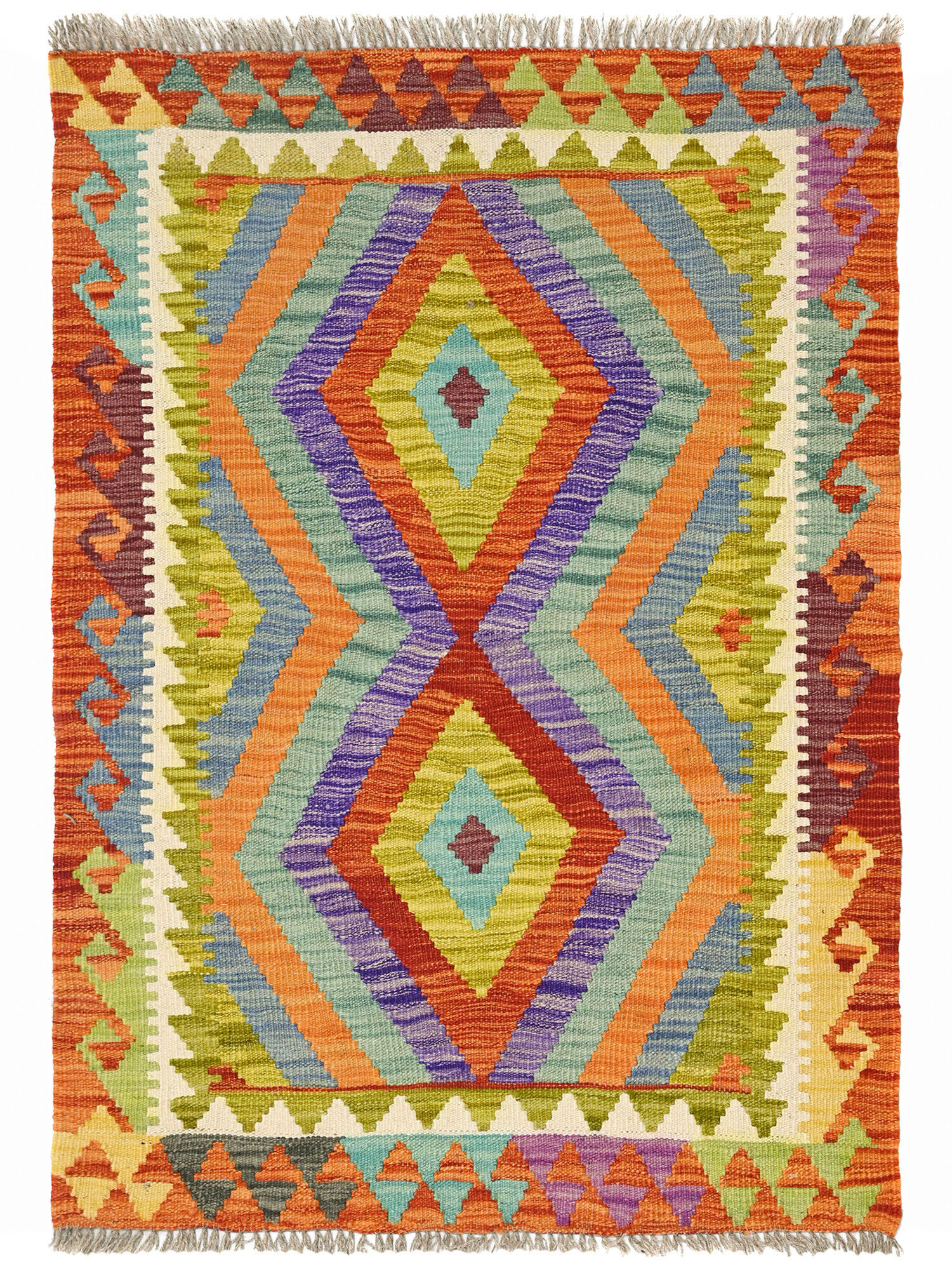 Kelim Afghan Old style Matta 84x122