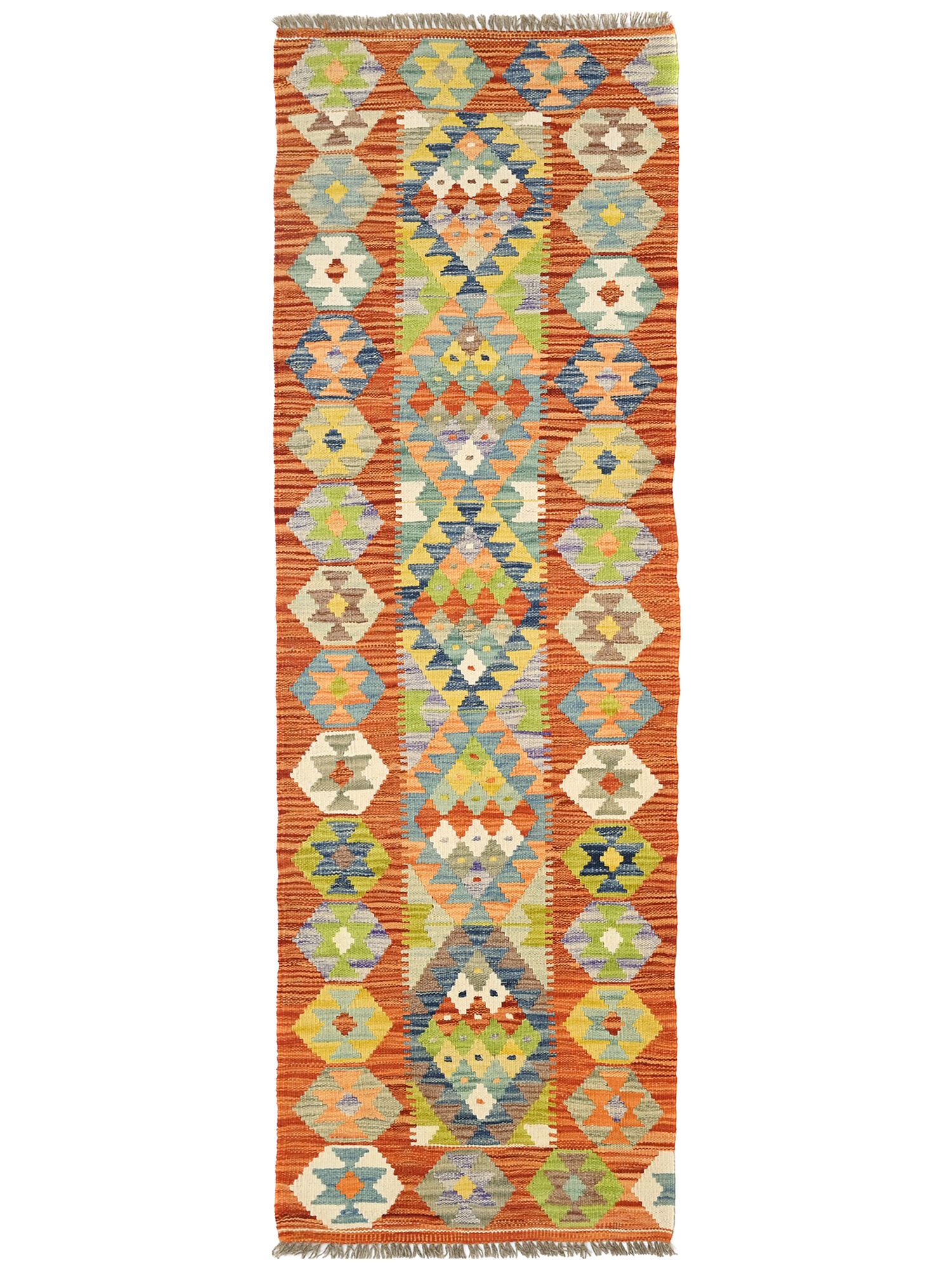 Kelim Afghan Old style Matta 66x201