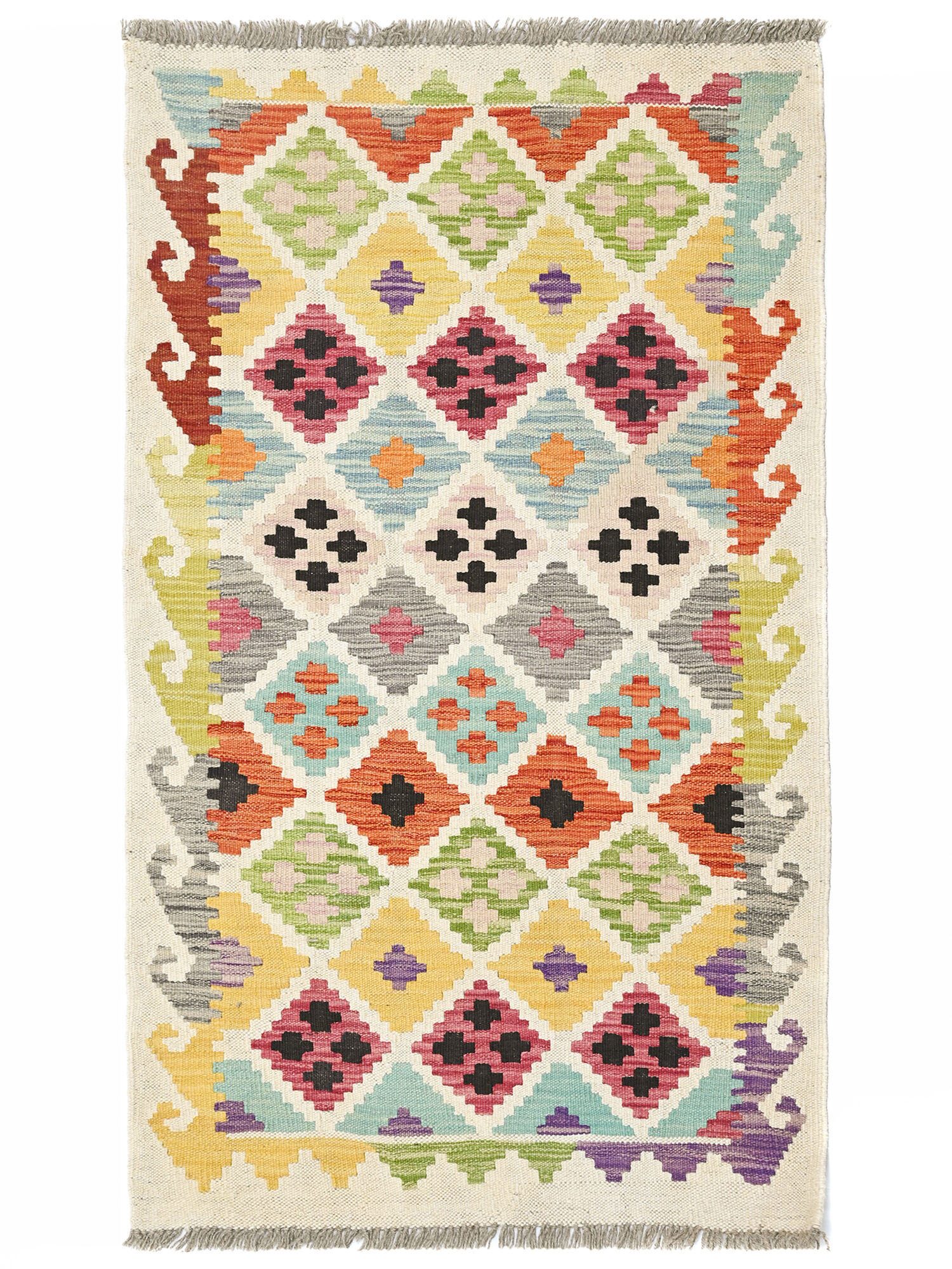 Kelim Afghan Old style Matta 76x132